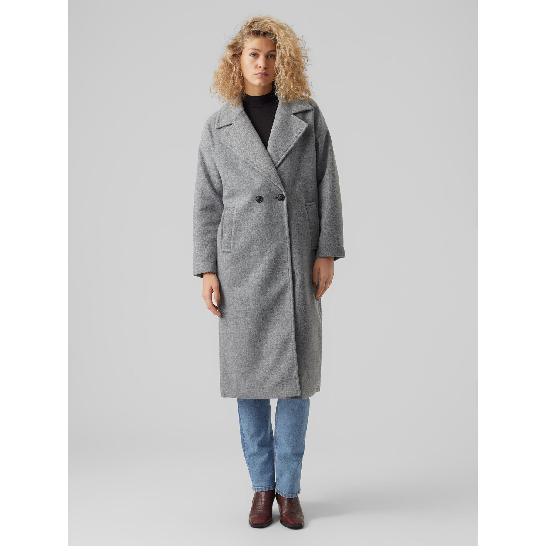 Vero Moda Átmeneti kabát Spencer 10267449 Szürke Regular Fit - Pepit.hu