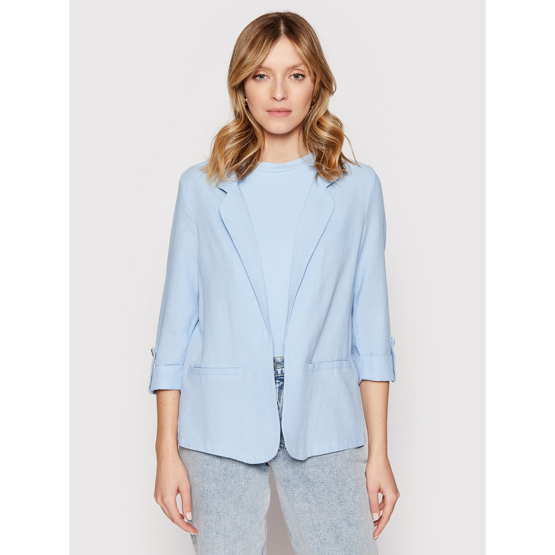 Vero Moda Blézer Jesmilo 10260309 Kék Regular Fit - Pepit.hu