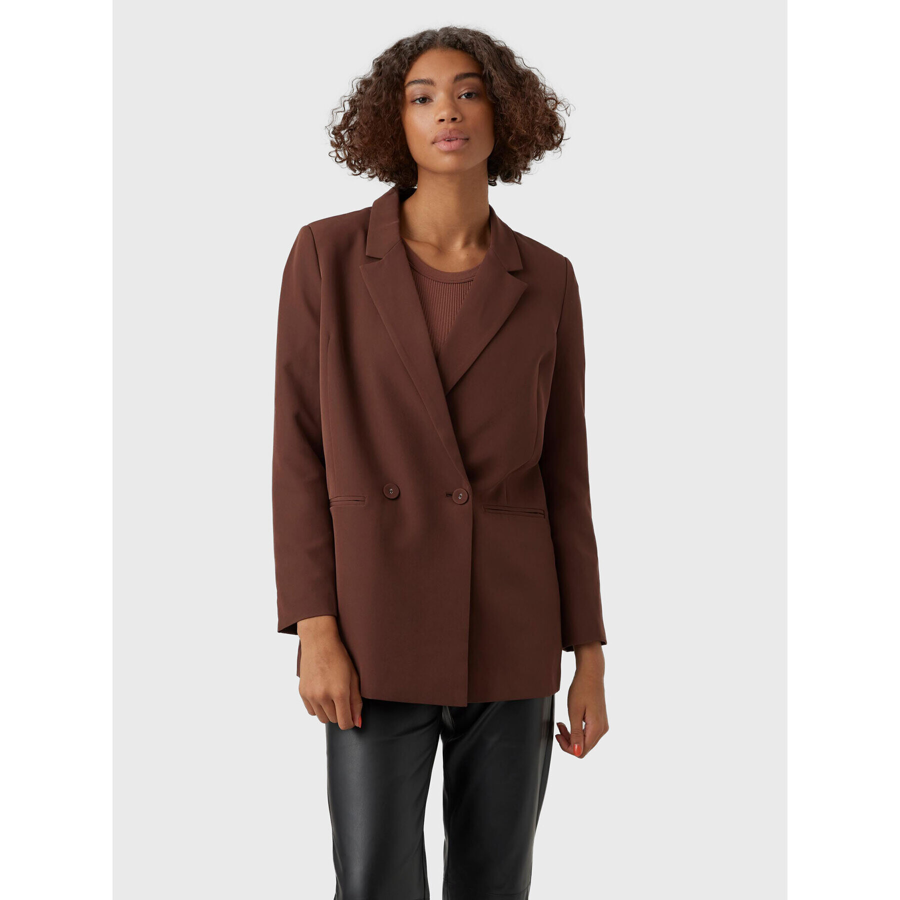 Vero Moda Zakó Orlanda 10245078 Barna Oversize - Pepit.hu