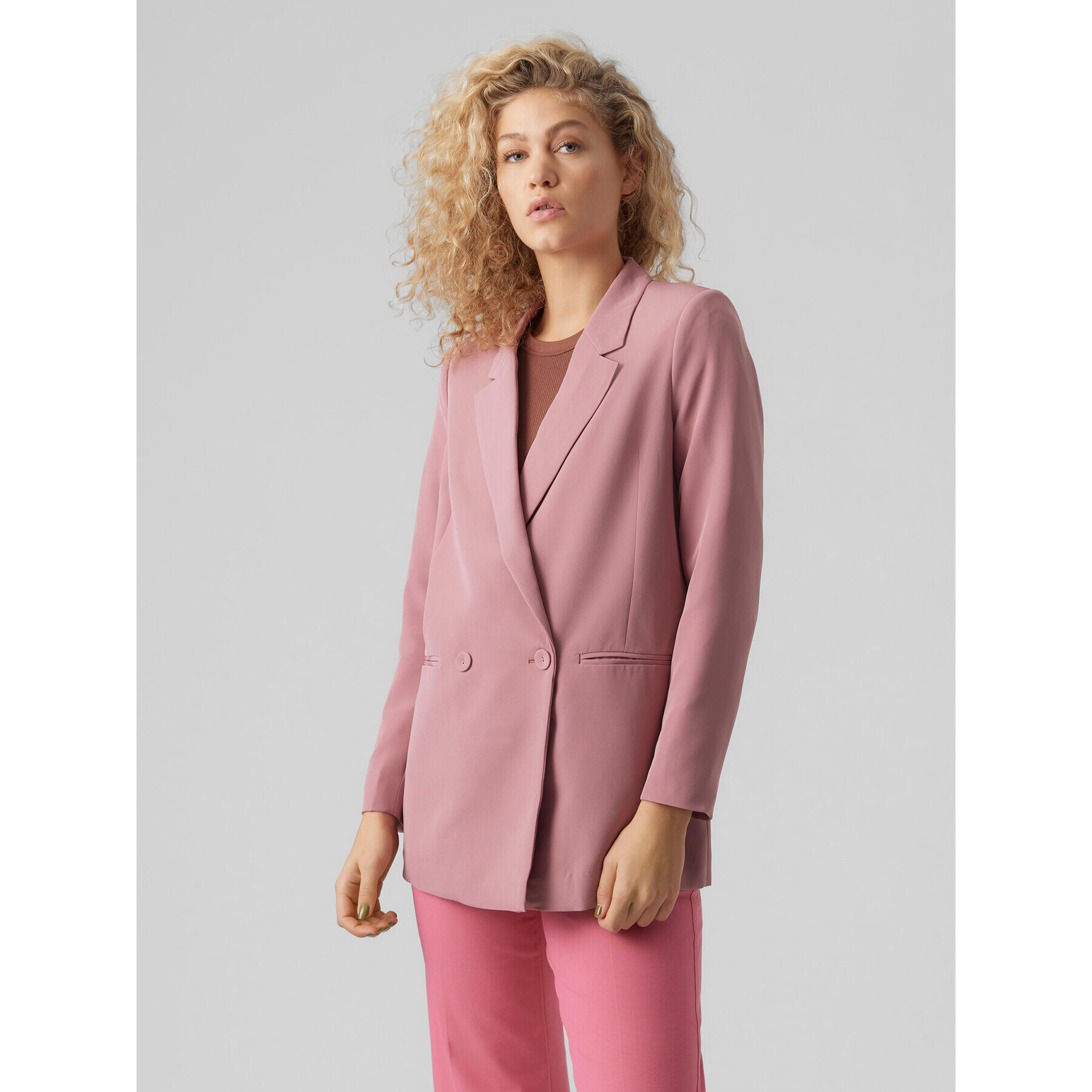 Vero Moda Zakó Orlanda 10245078 Rózsaszín Oversize - Pepit.hu