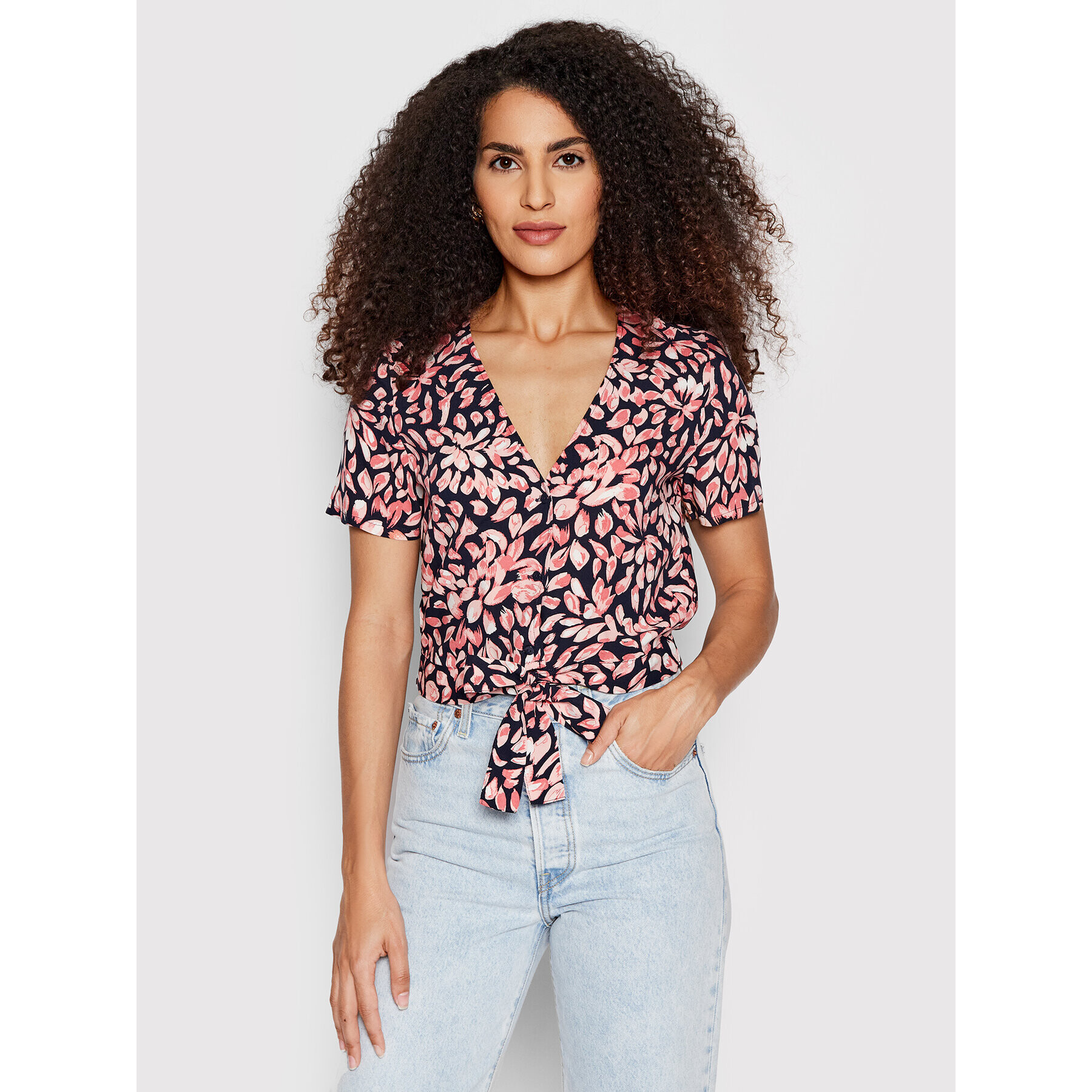 Vero Moda Blúz Easy 10245155 Sötétkék Regular Fit - Pepit.hu