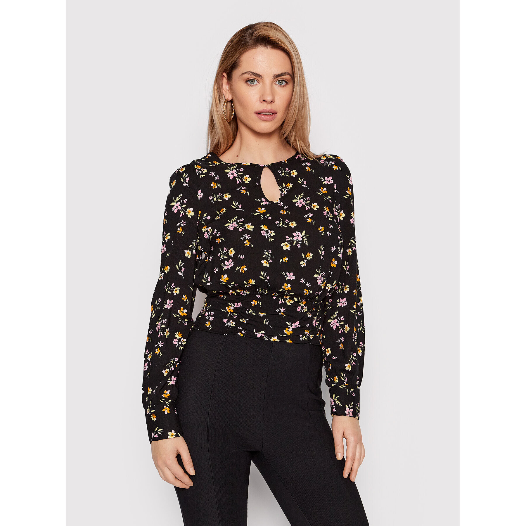 Vero Moda Blúz Ico 10261051 Fekete Regular Fit - Pepit.hu