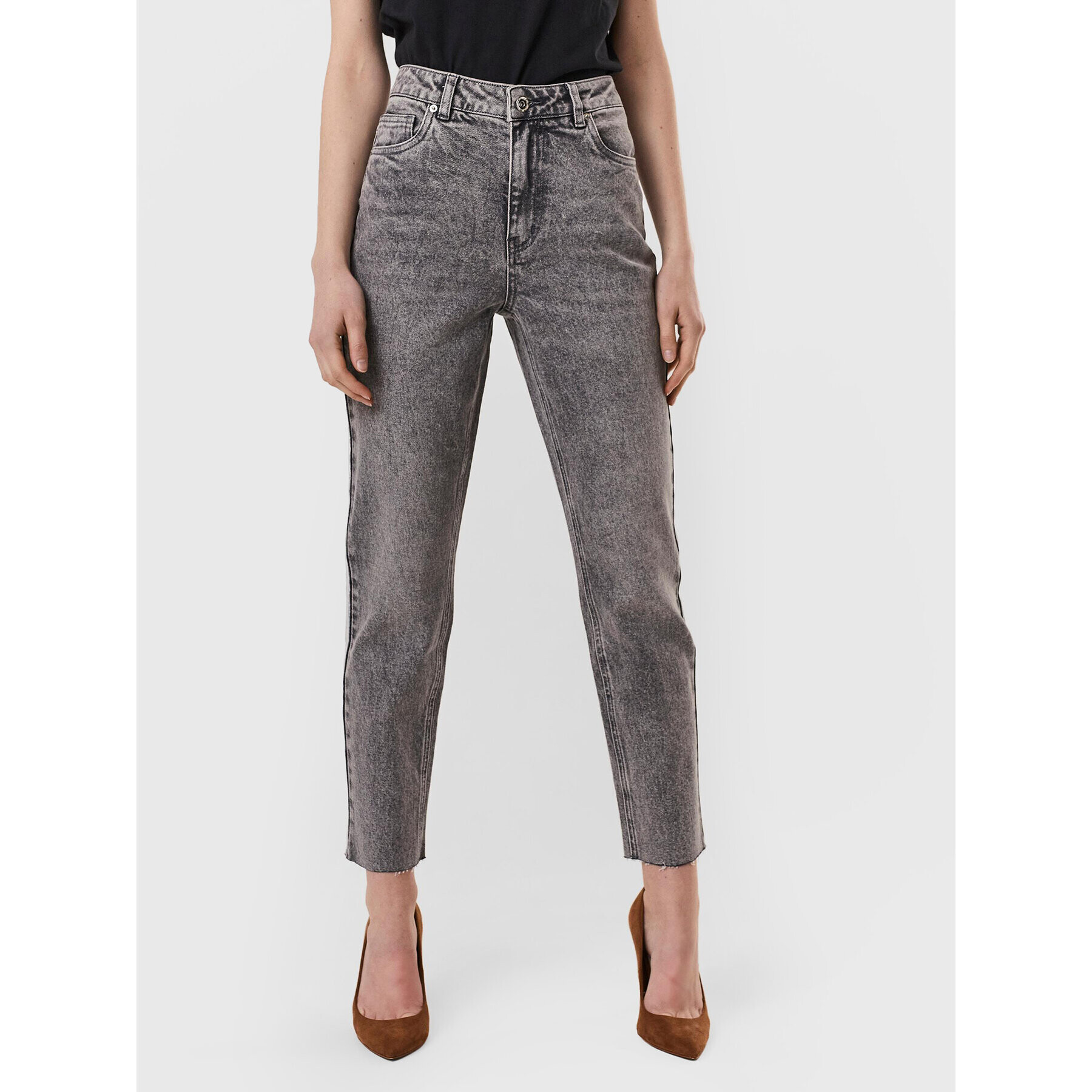 Vero Moda Farmer Brenda 10255467 Szürke Slim Fit - Pepit.hu