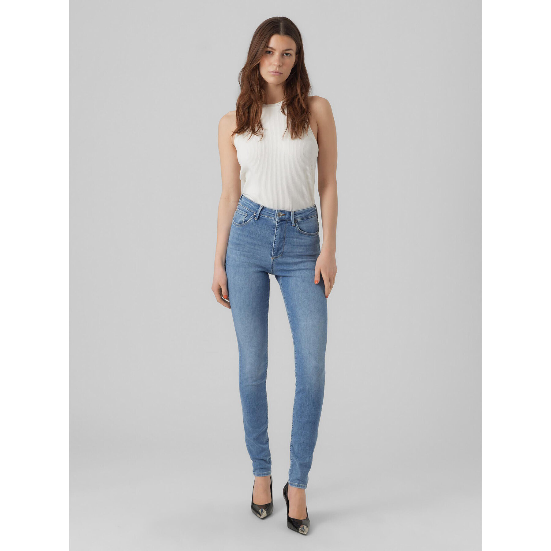 Vero Moda Farmer Sophia 10278955 Kék Skinny Fit - Pepit.hu