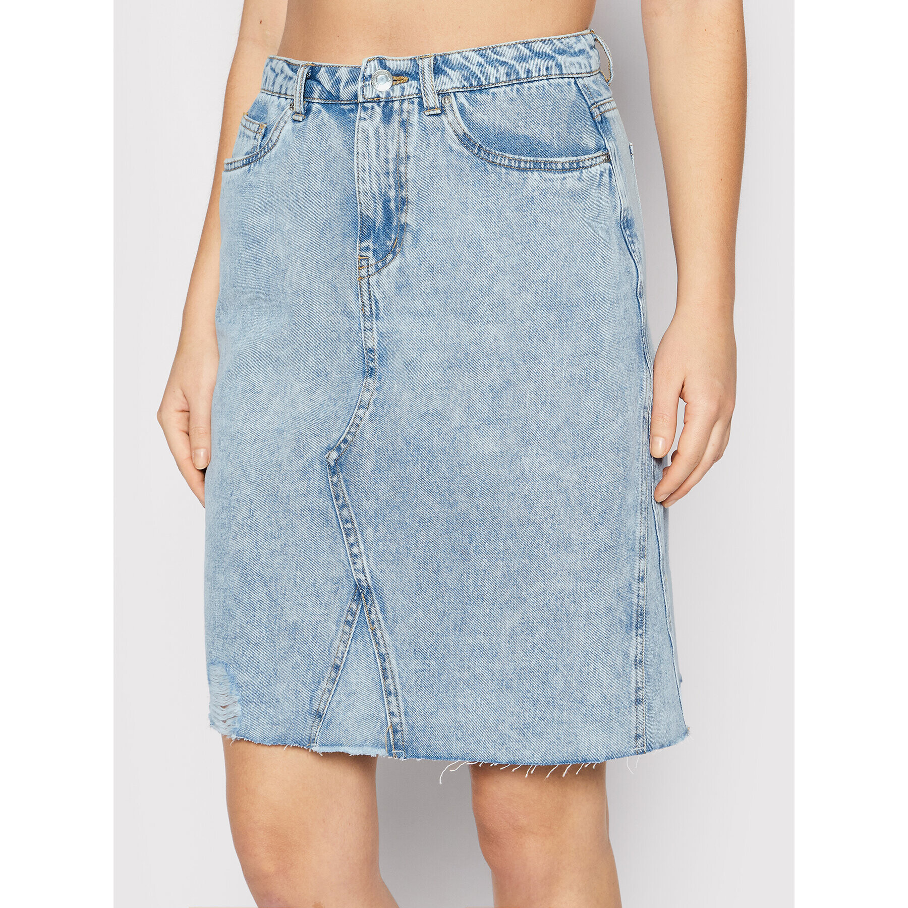 Vero Moda Farmer szoknya Sine 10261522 Kék Regular Fit - Pepit.hu