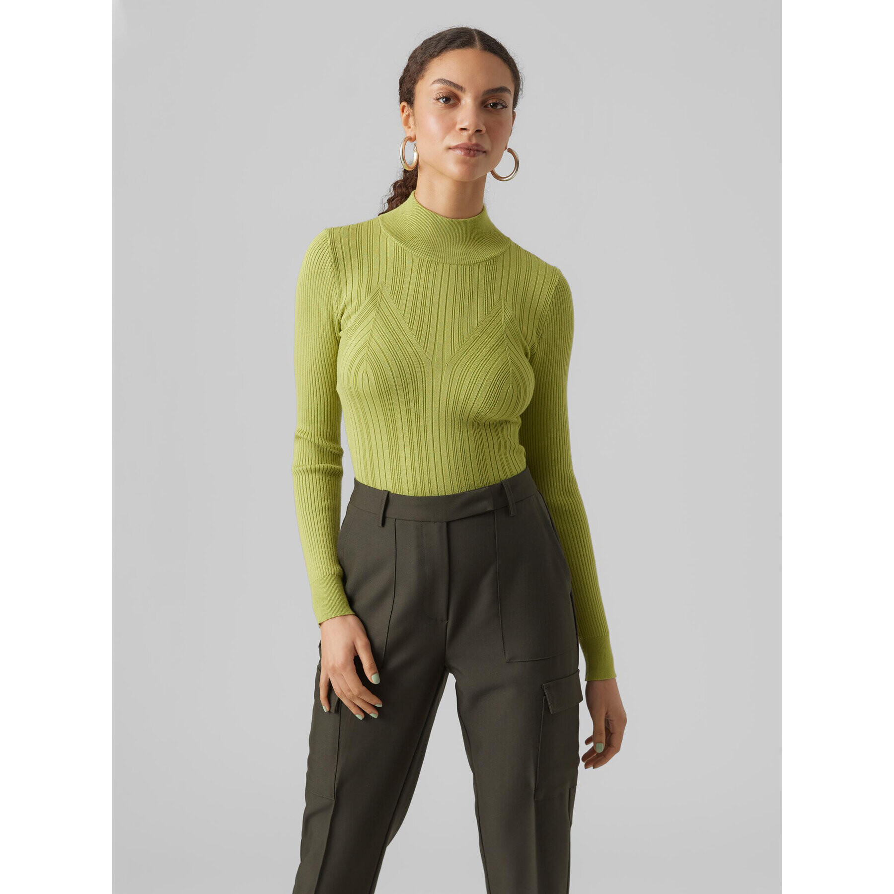 Vero Moda Garbó 10293750 Zöld Regular Fit - Pepit.hu