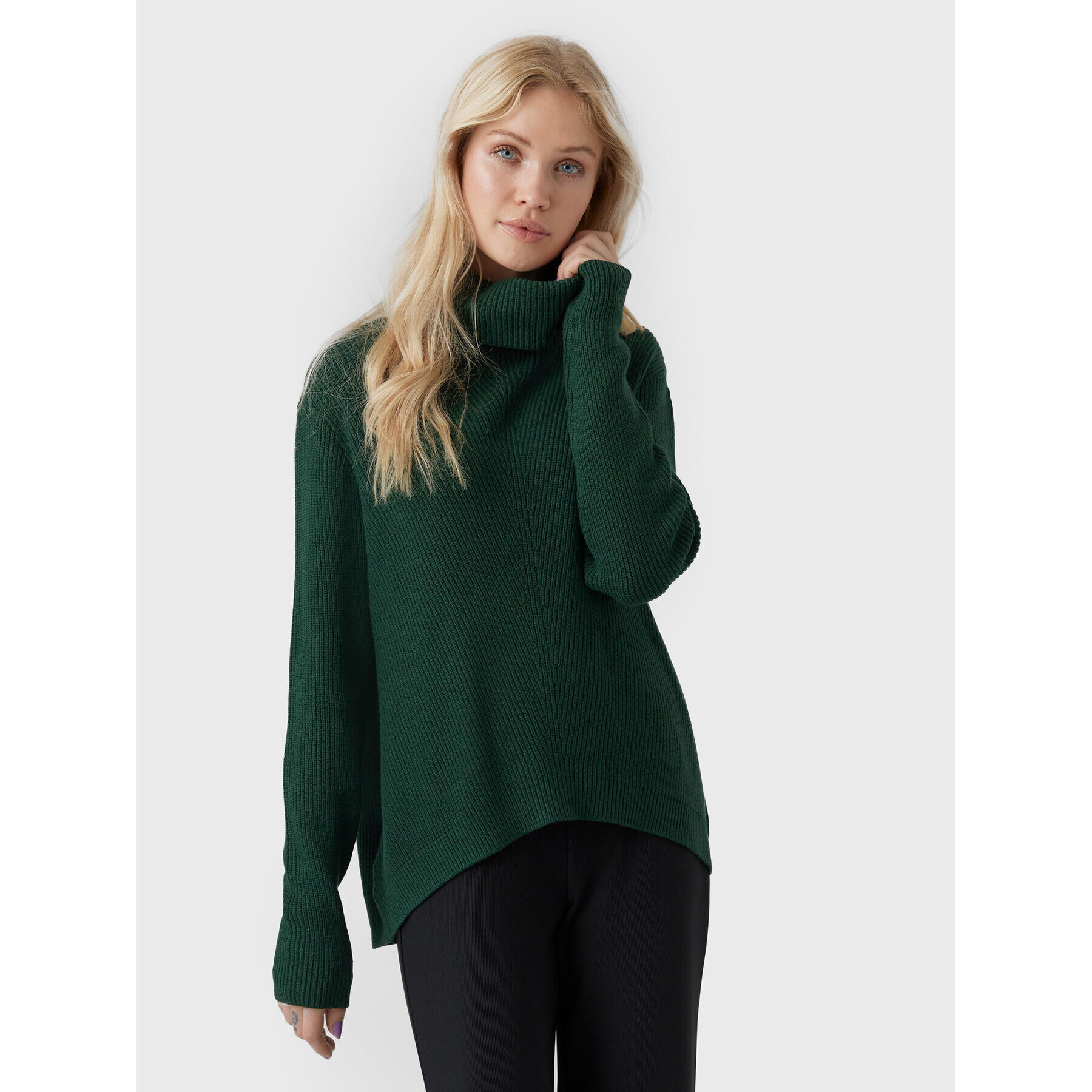 Vero Moda Garbó Holly 10268920 Zöld Relaxed Fit - Pepit.hu