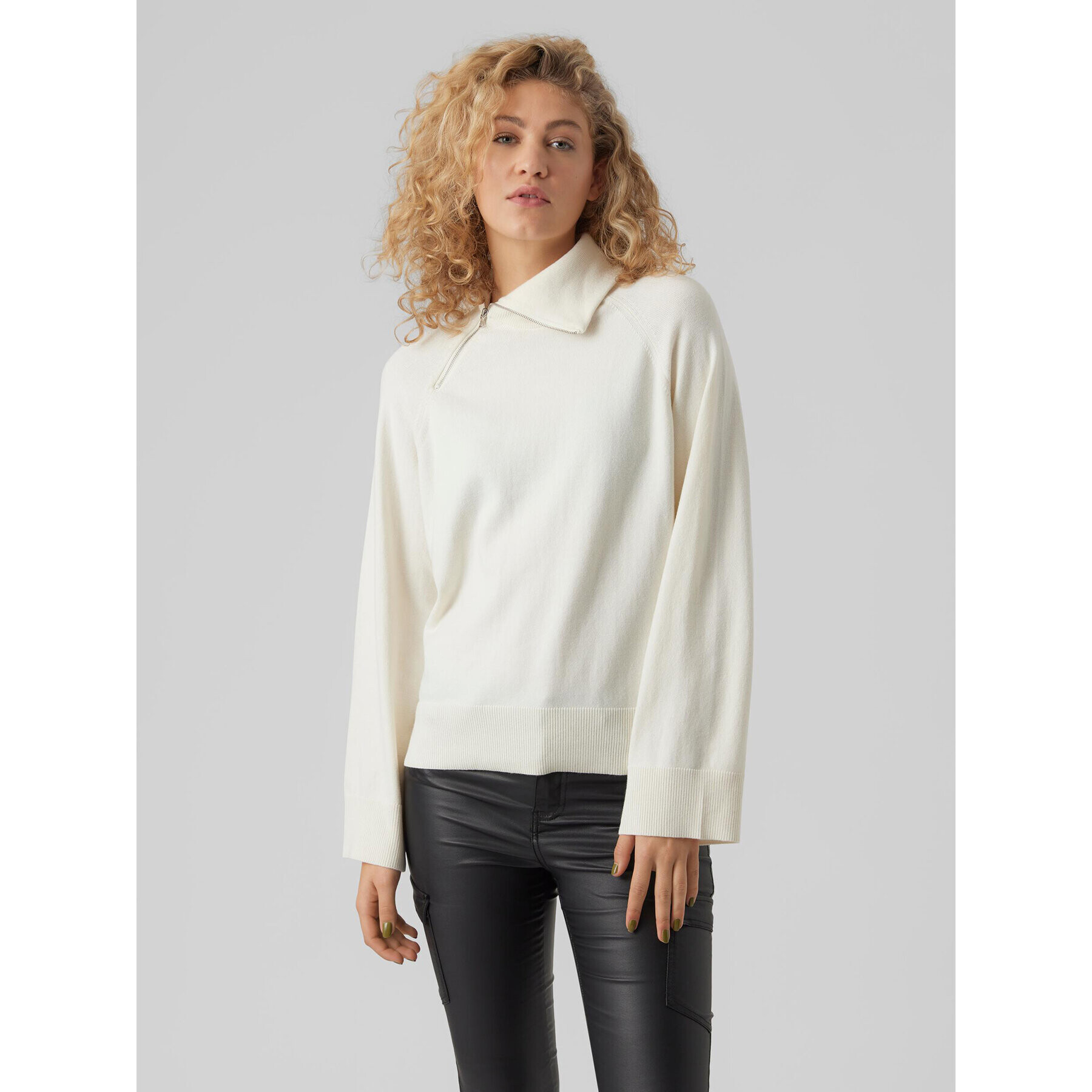 Vero Moda Garbó Vivan 10271449 Ekru Relaxed Fit - Pepit.hu