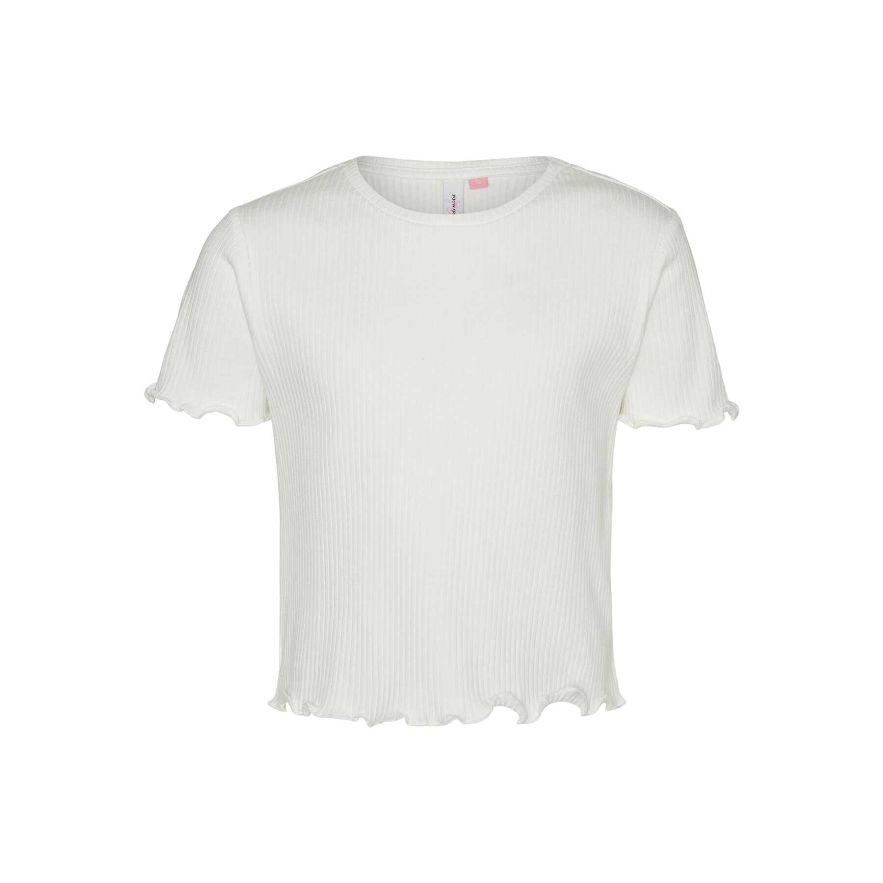 Vero Moda Girl Póló 10285290 Fehér Cropped Fit - Pepit.hu