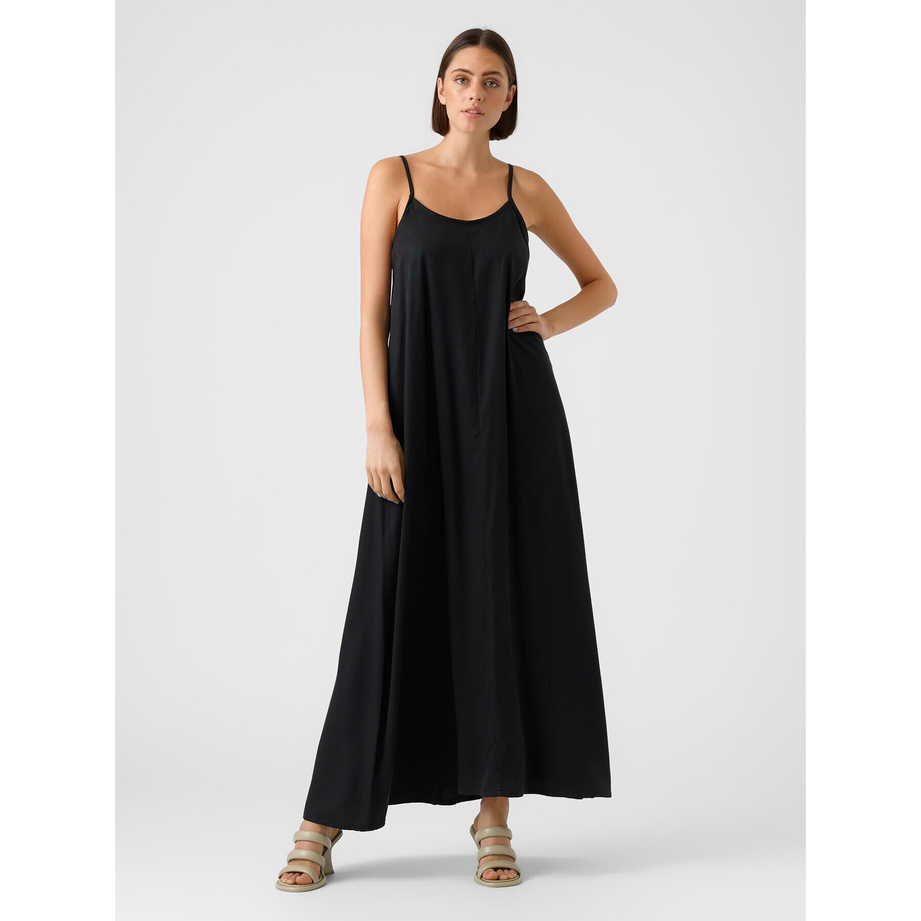 Vero Moda Hétköznapi ruha Harper 10283677 Fekete Loose Fit - Pepit.hu