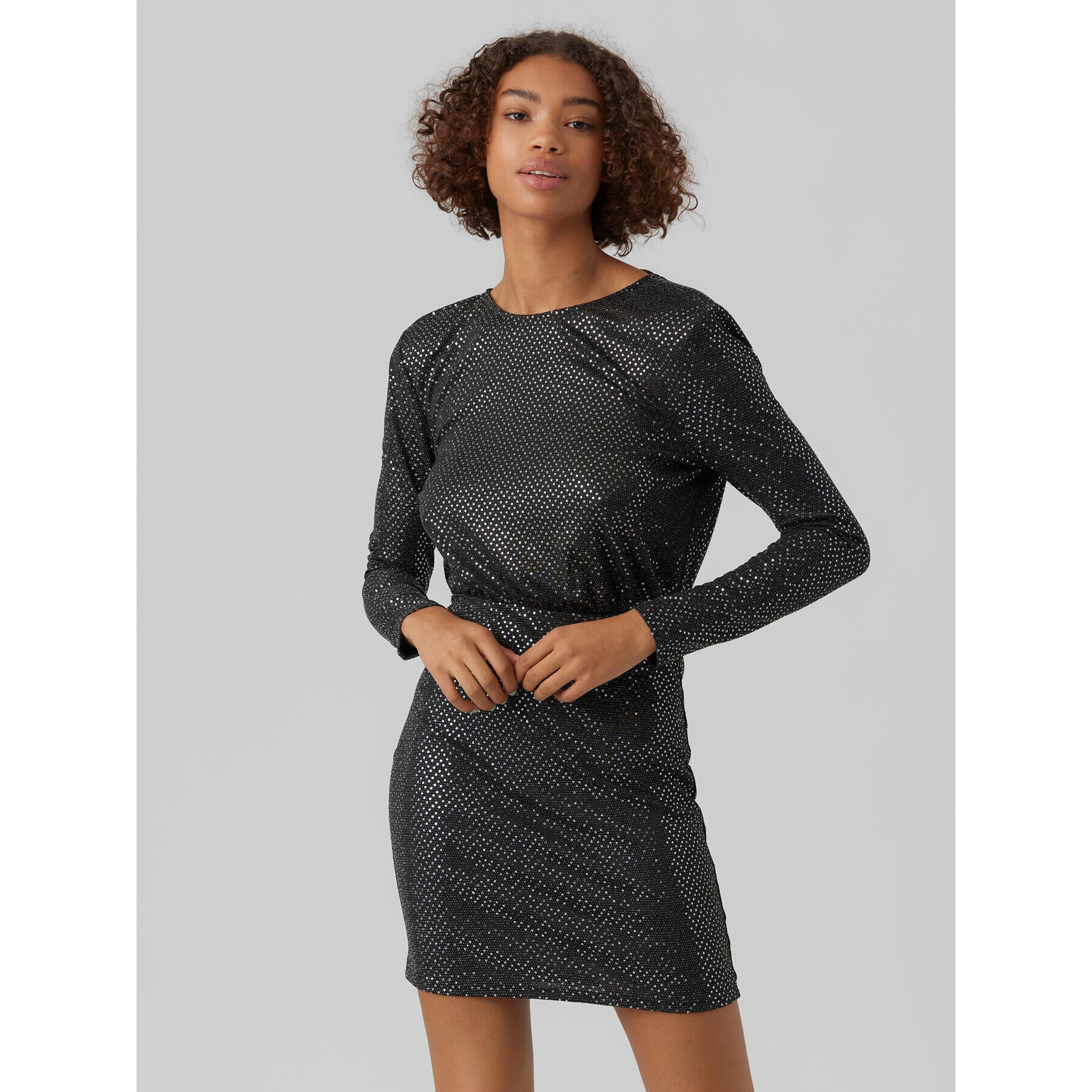 Vero Moda Koktélruha Kalla 10277421 Fekete Regular Fit - Pepit.hu