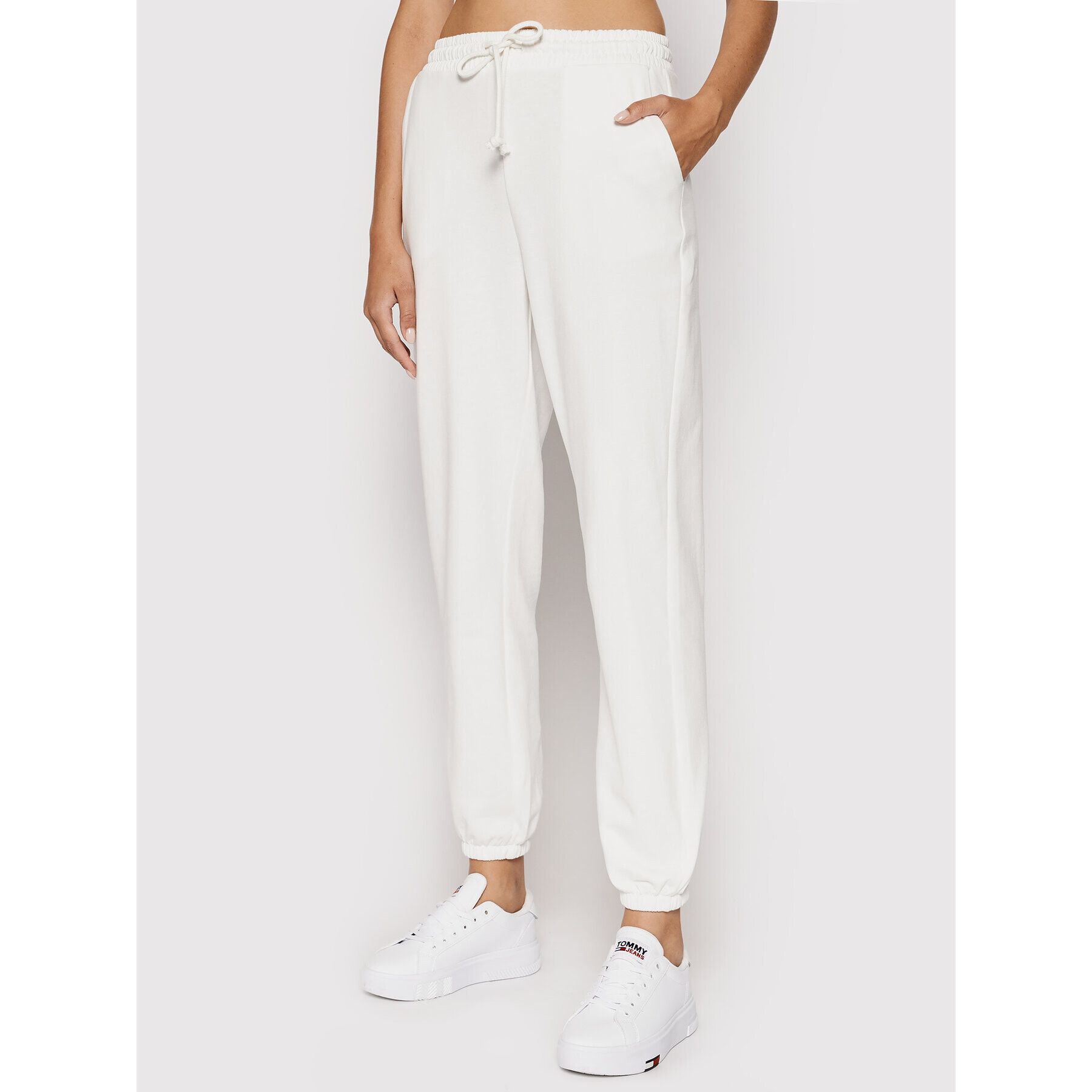 Vero Moda Melegítő alsó Octavia 10251096 Fehér Regular Fit - Pepit.hu