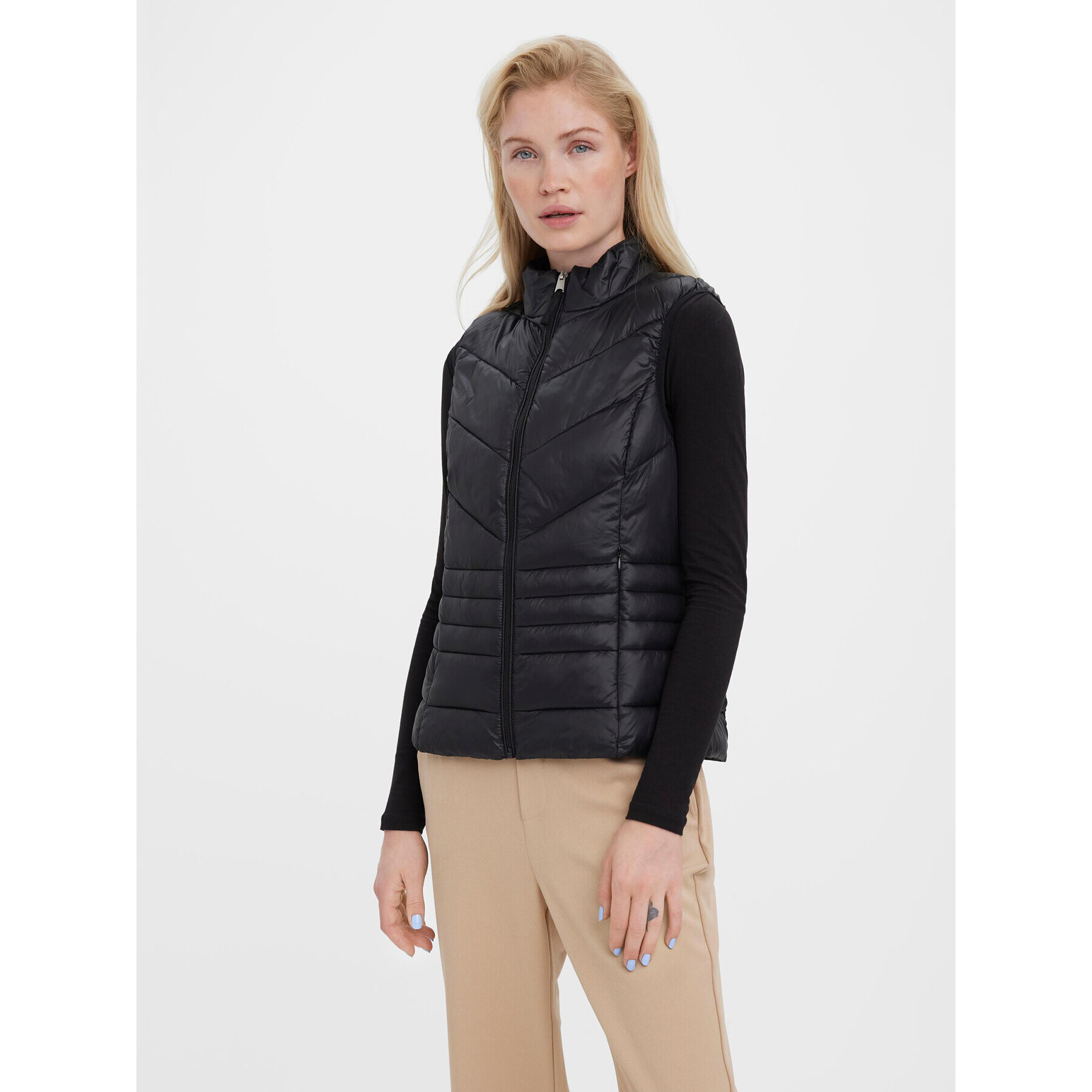 Vero Moda Mellény Sorayasiv 10266966 Fekete Regular Fit - Pepit.hu