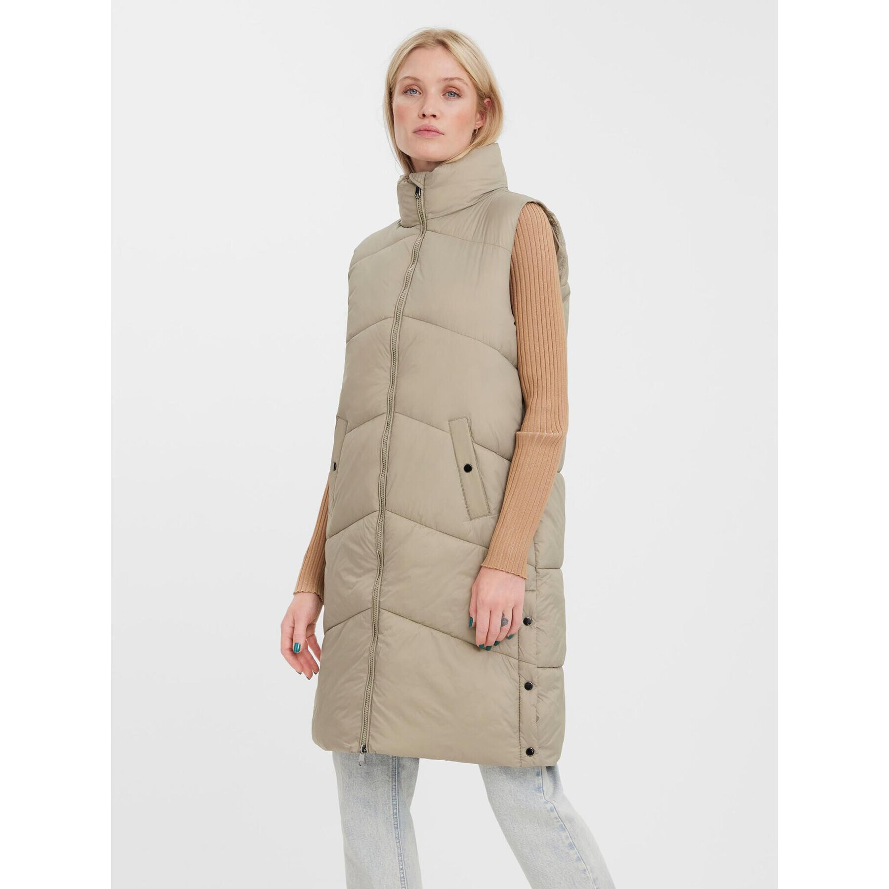 Vero Moda Mellény Uppsala 10273950 Szürke Regular Fit - Pepit.hu