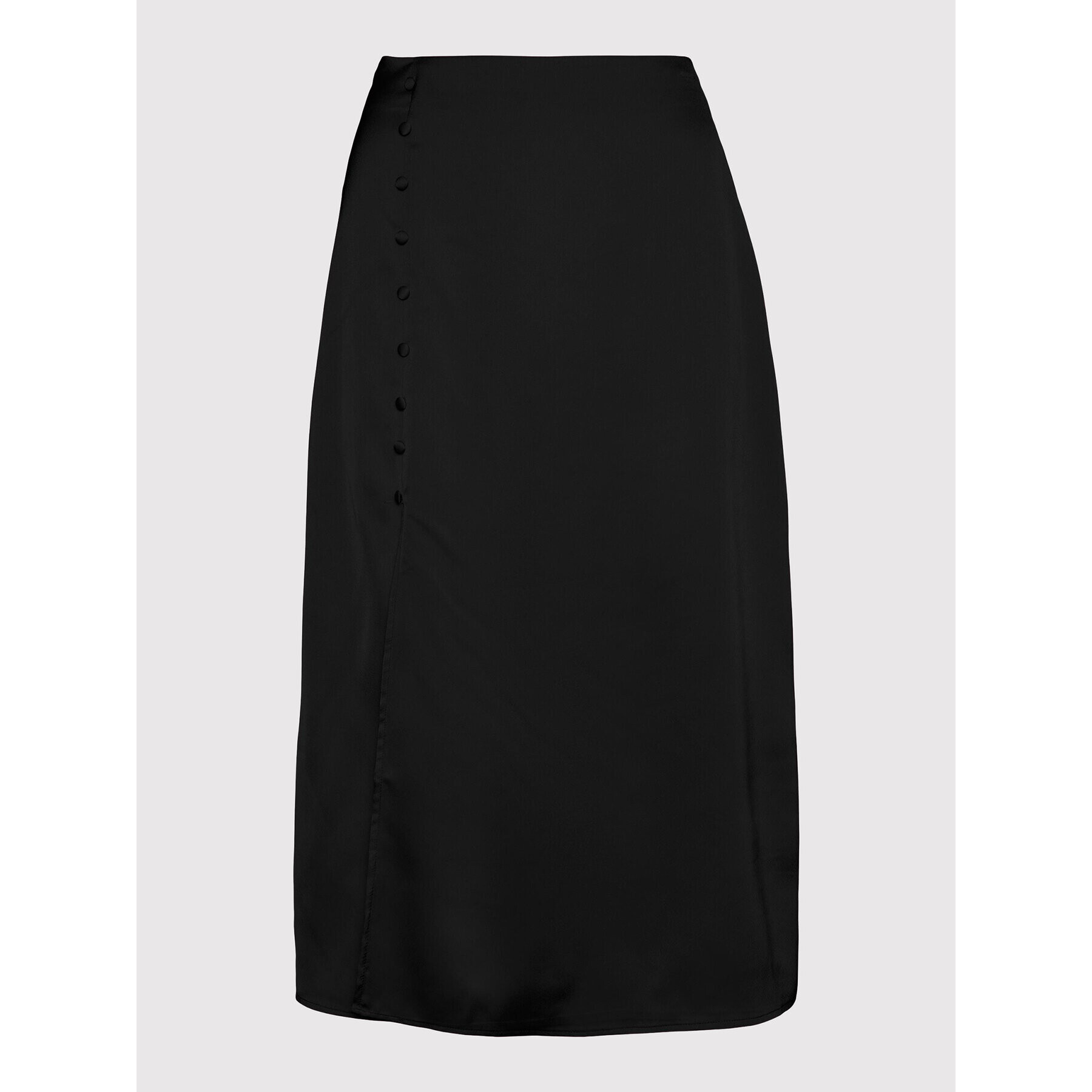 Vero Moda Midi szoknya Estelle 10278062 Fekete Regular Fit - Pepit.hu