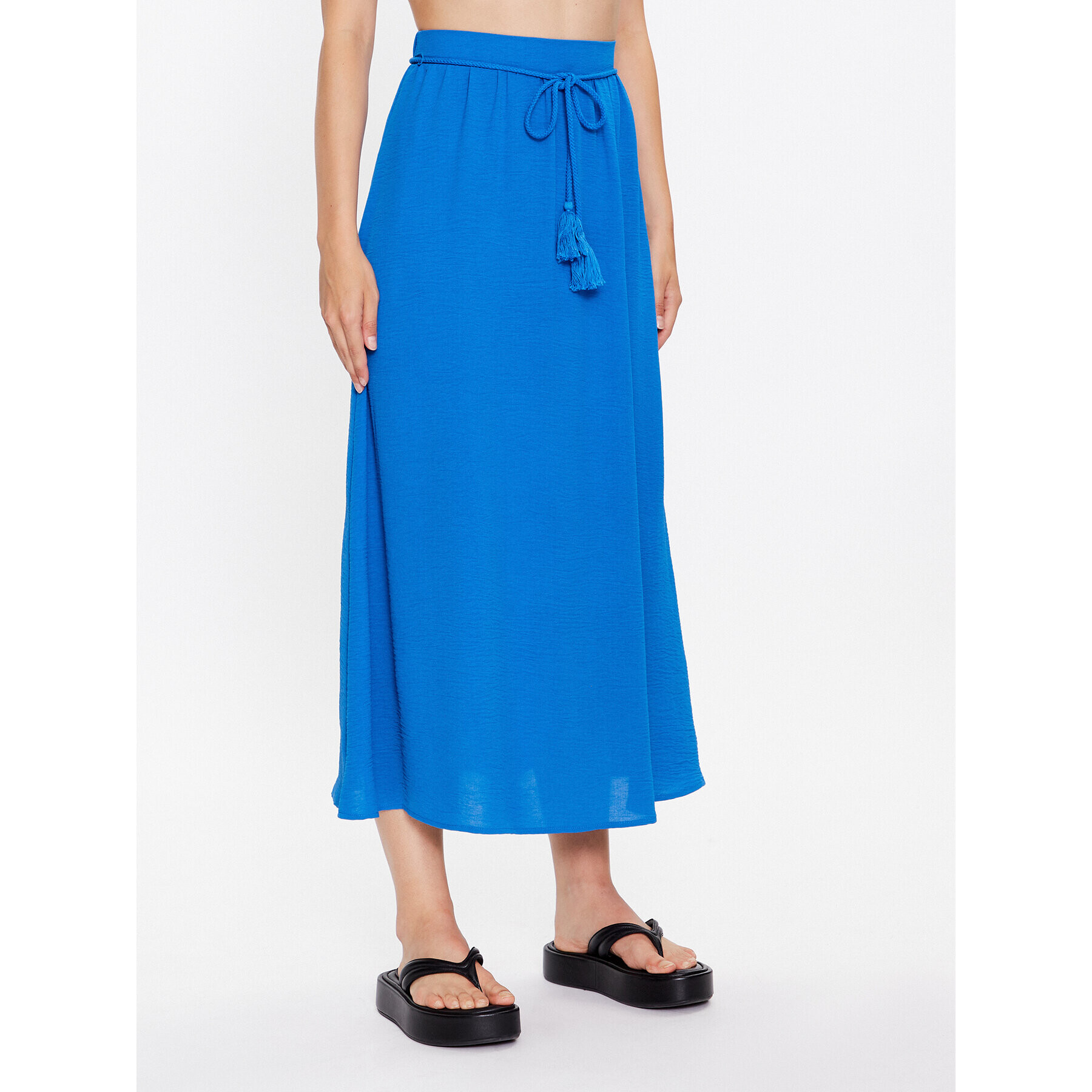 Vero Moda Midi szoknya Uta 10290426 Kék Regular Fit - Pepit.hu