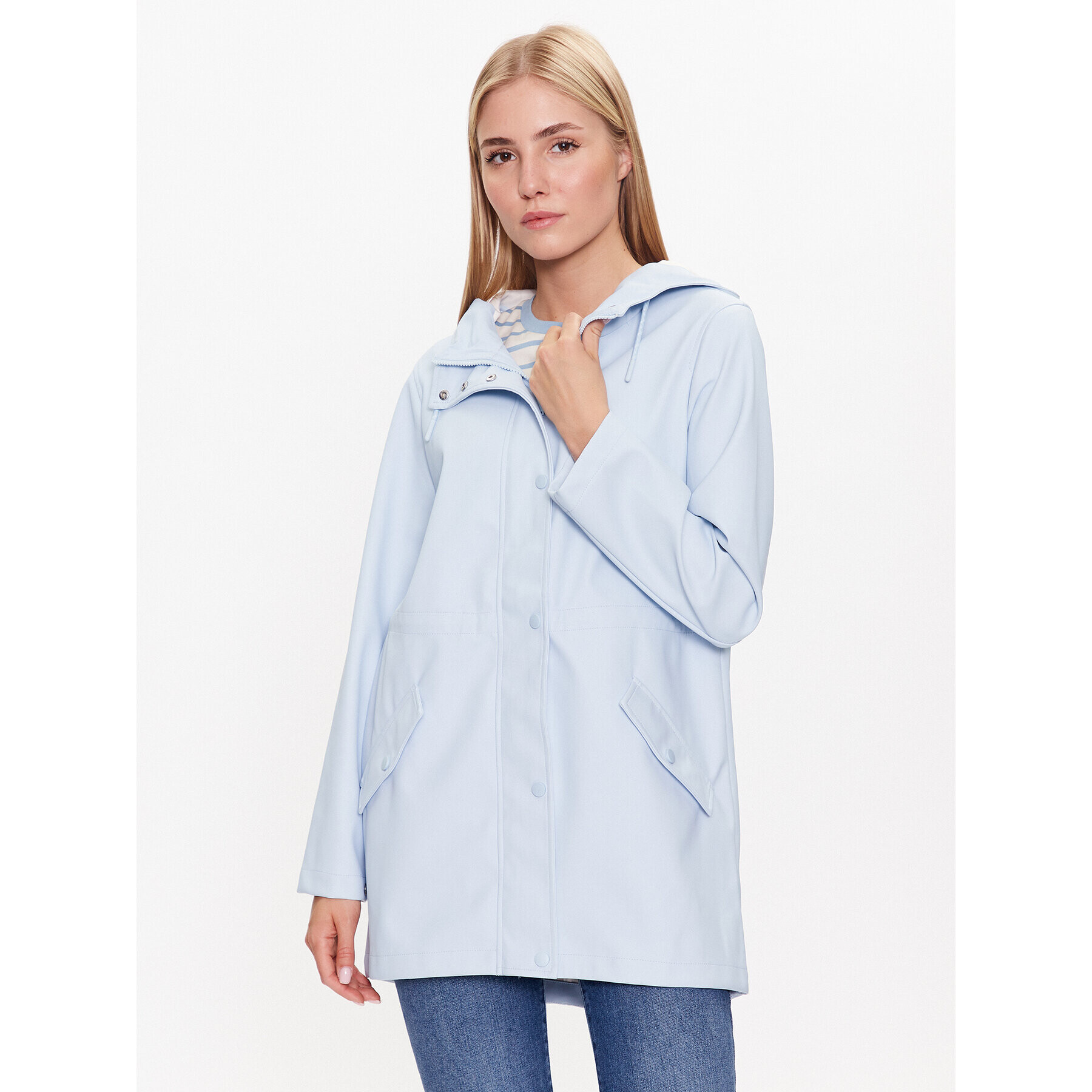 Vero Moda Műbőr dzseki Malou 10266982 Kék Regular Fit - Pepit.hu