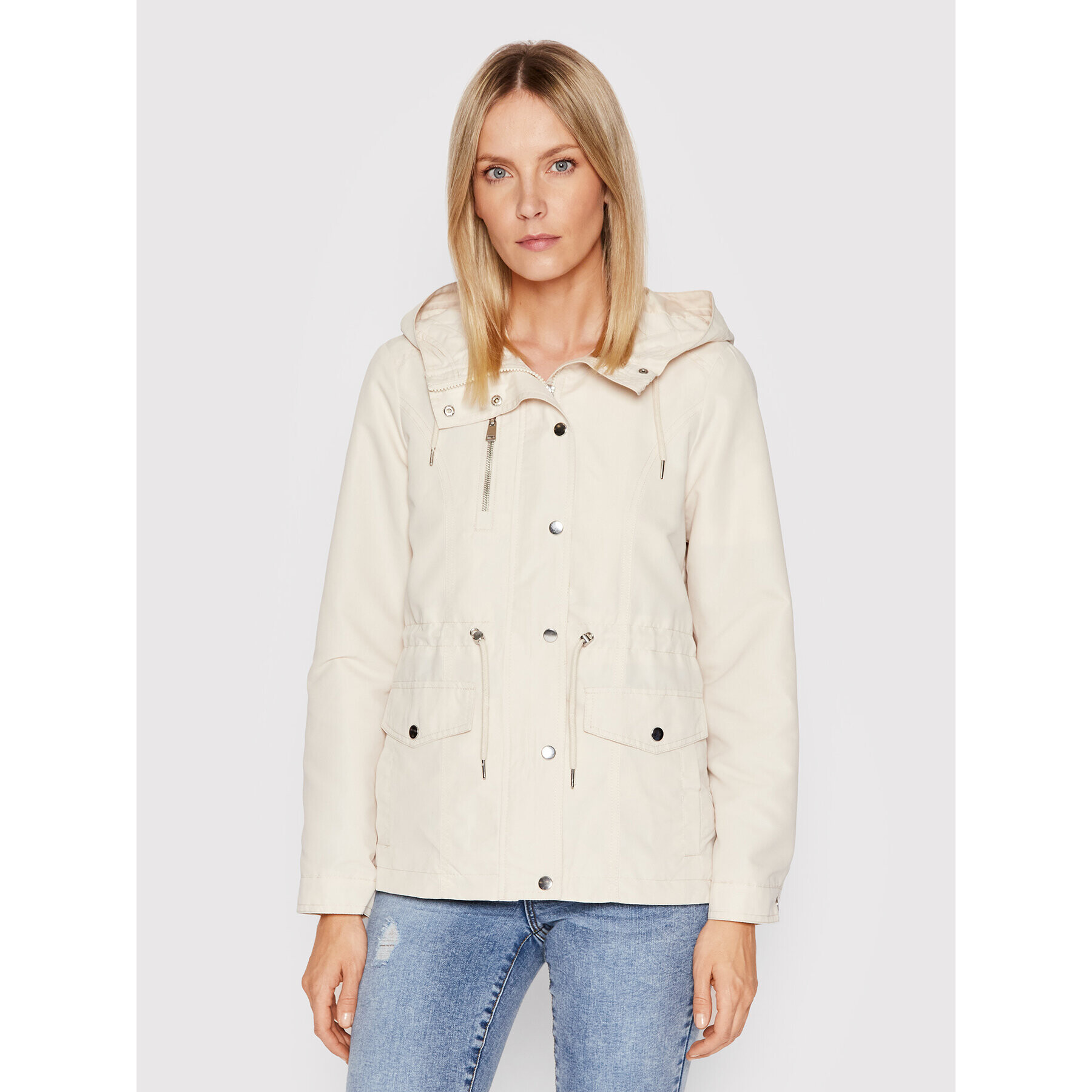 Vero Moda Parka Pernillefie 10264596 Bézs Regular Fit - Pepit.hu