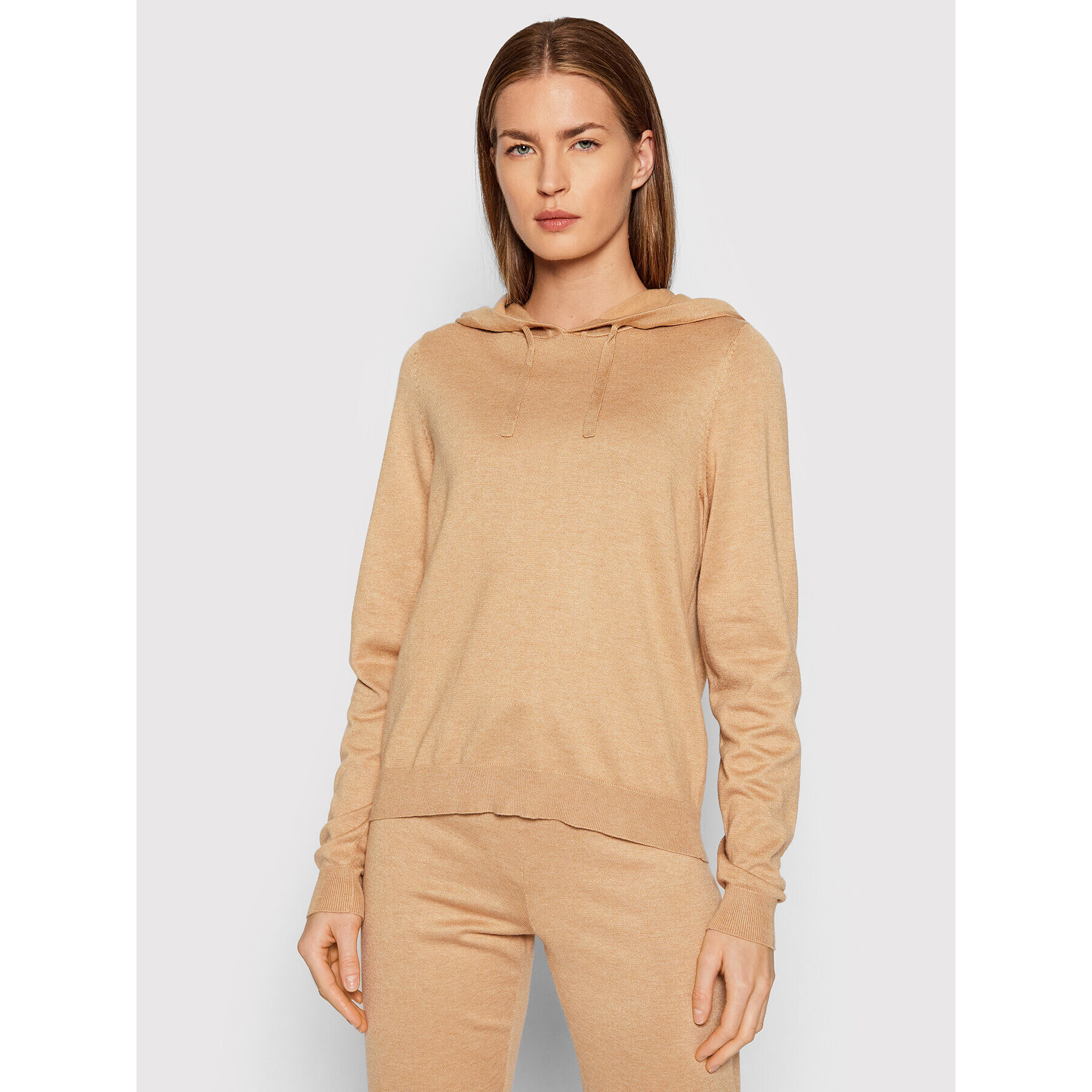 Vero Moda Pulóver Edith 10248914 Barna Regular Fit - Pepit.hu