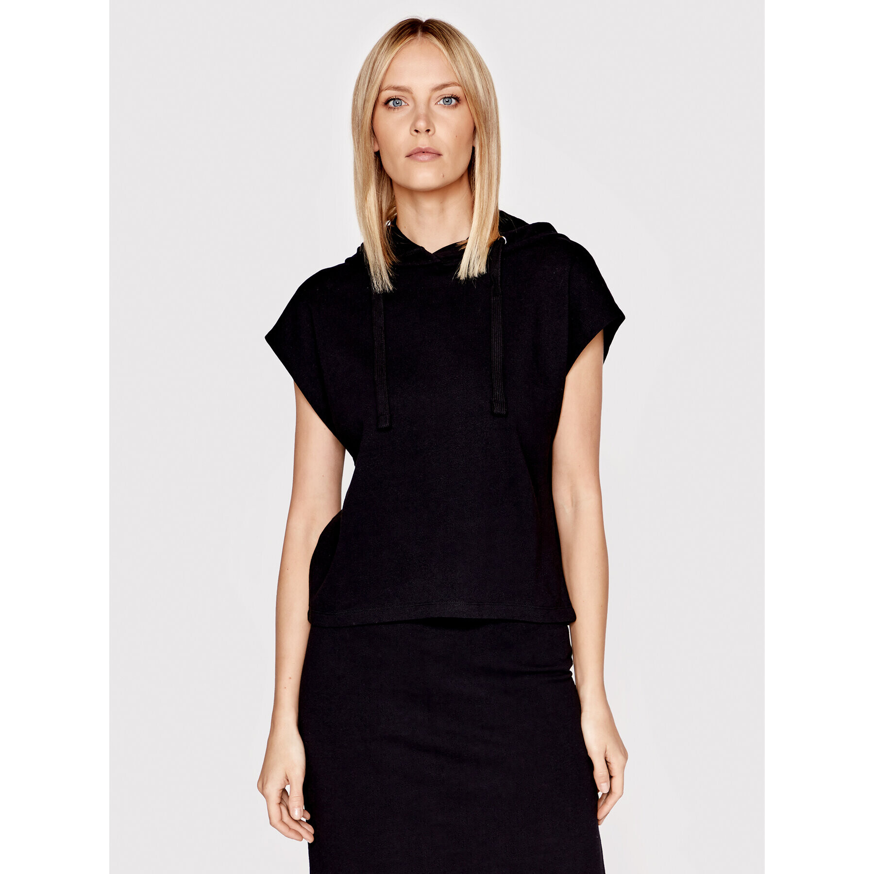 Vero Moda Pulóver Renew 10264007 Fekete Regular Fit - Pepit.hu