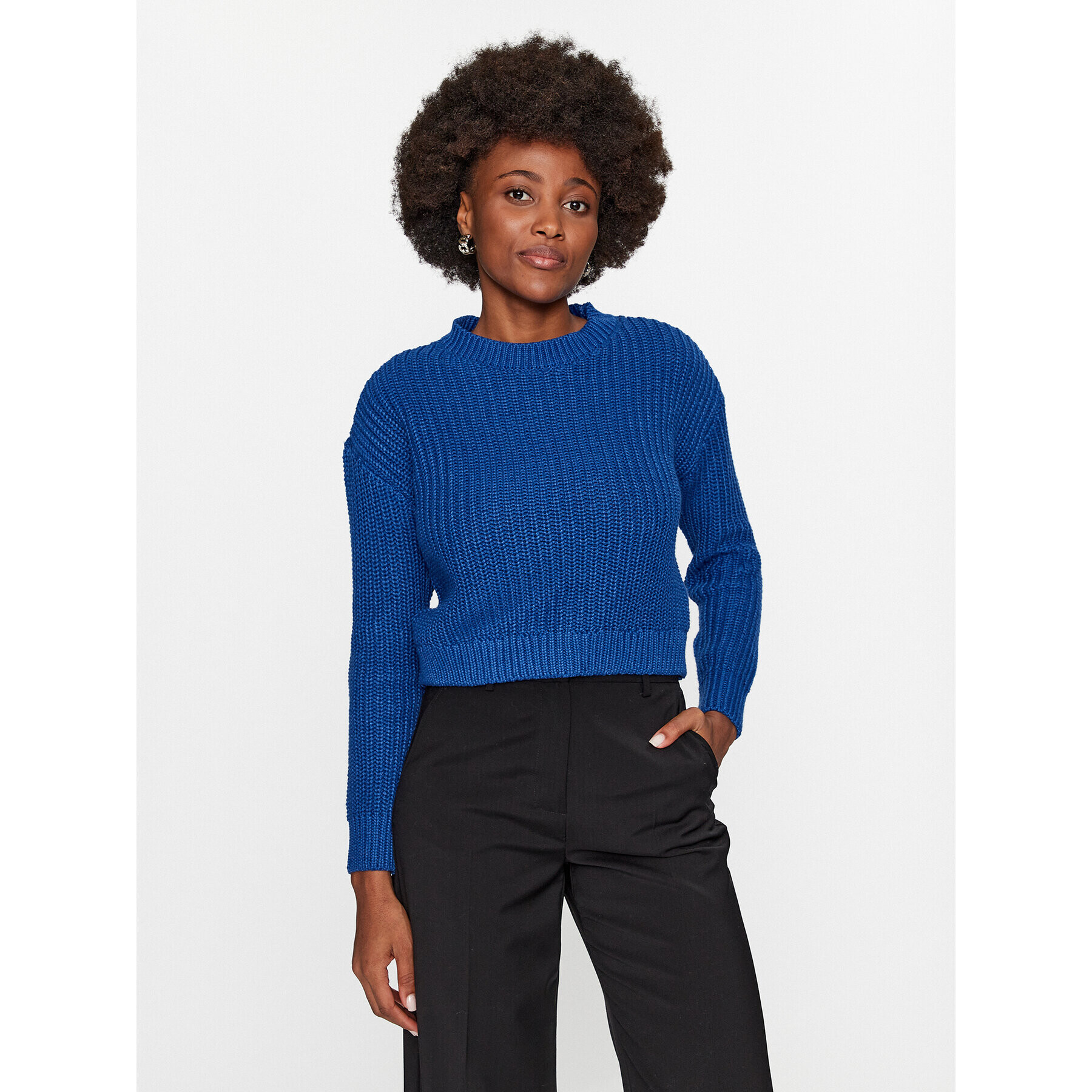 Vero Moda Sweater 10291736 Kék Regular Fit - Pepit.hu