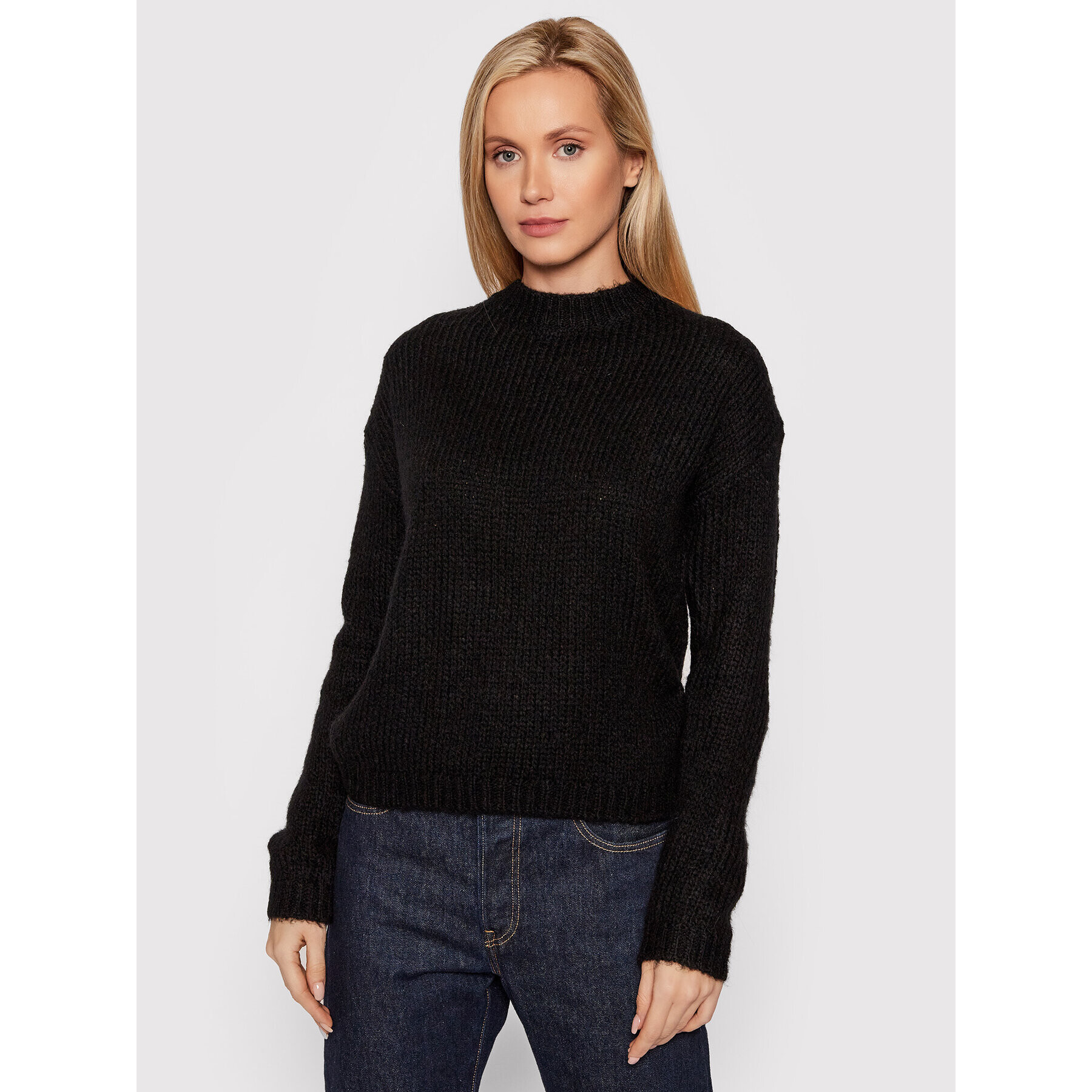 Vero Moda Sweater Darya 10253226 Fekete Regular Fit - Pepit.hu