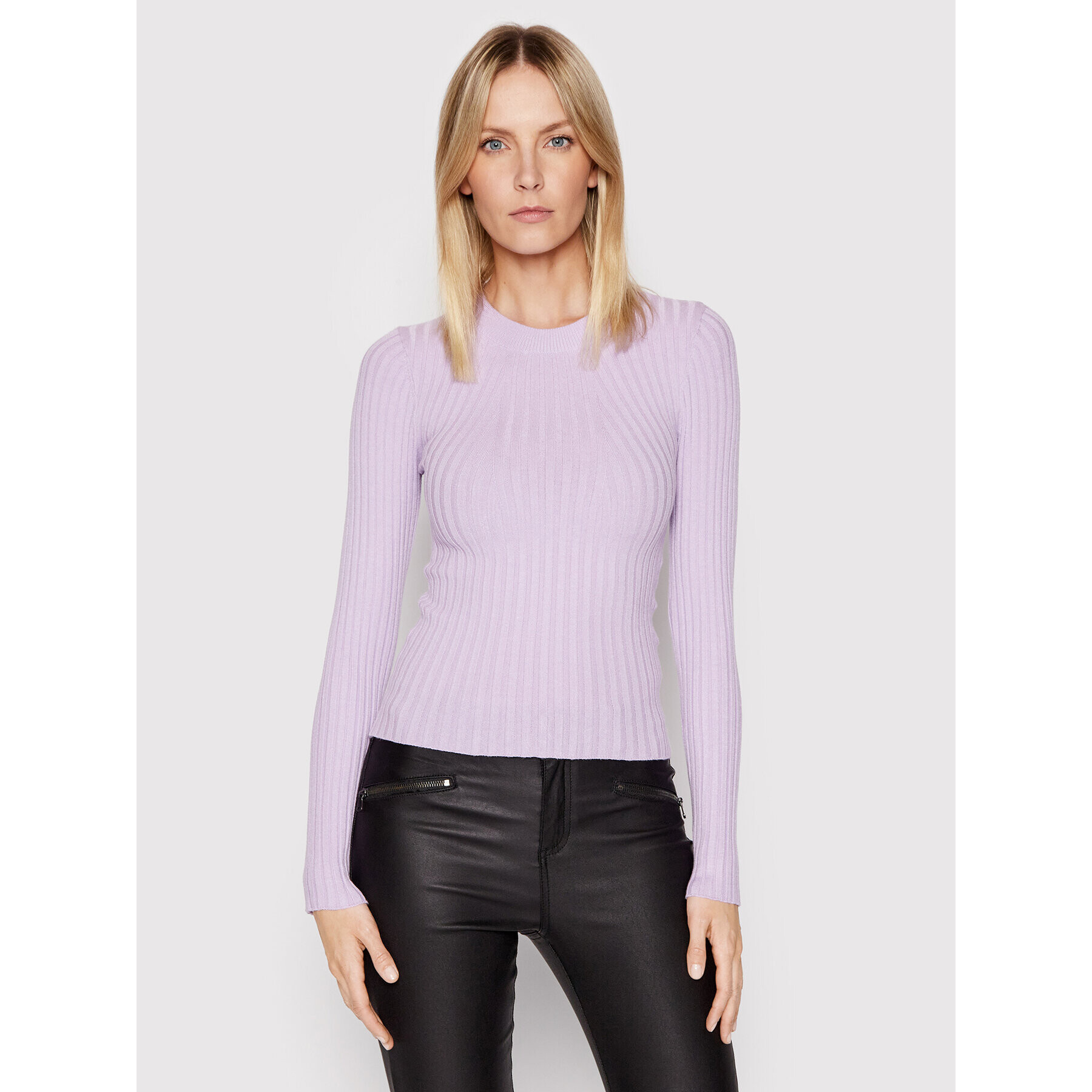 Vero Moda Sweater Kiki 10257763 Lila Slim Fit - Pepit.hu