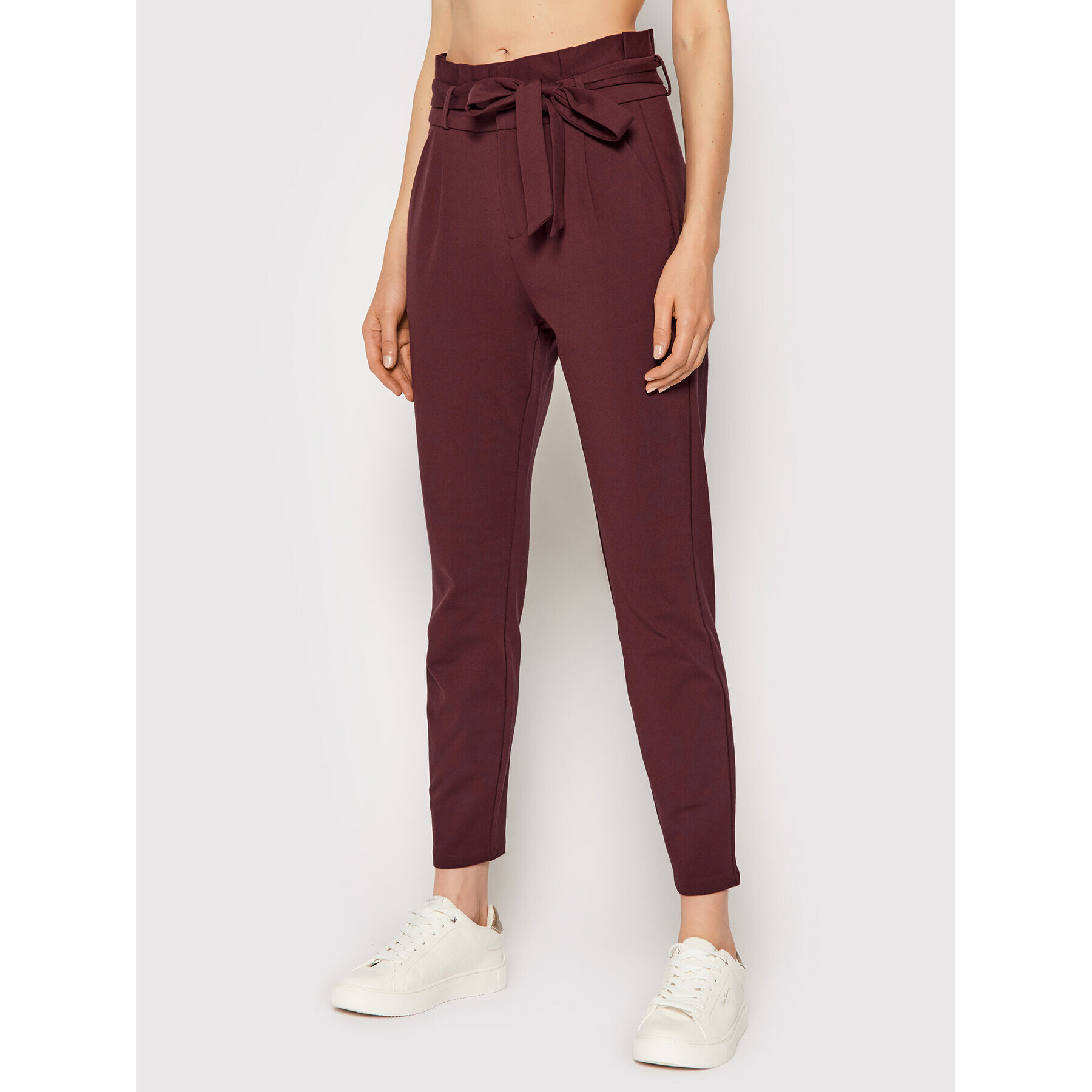 Vero Moda Szövet nadrág Eva 10205932 Bordó Loose Fit - Pepit.hu