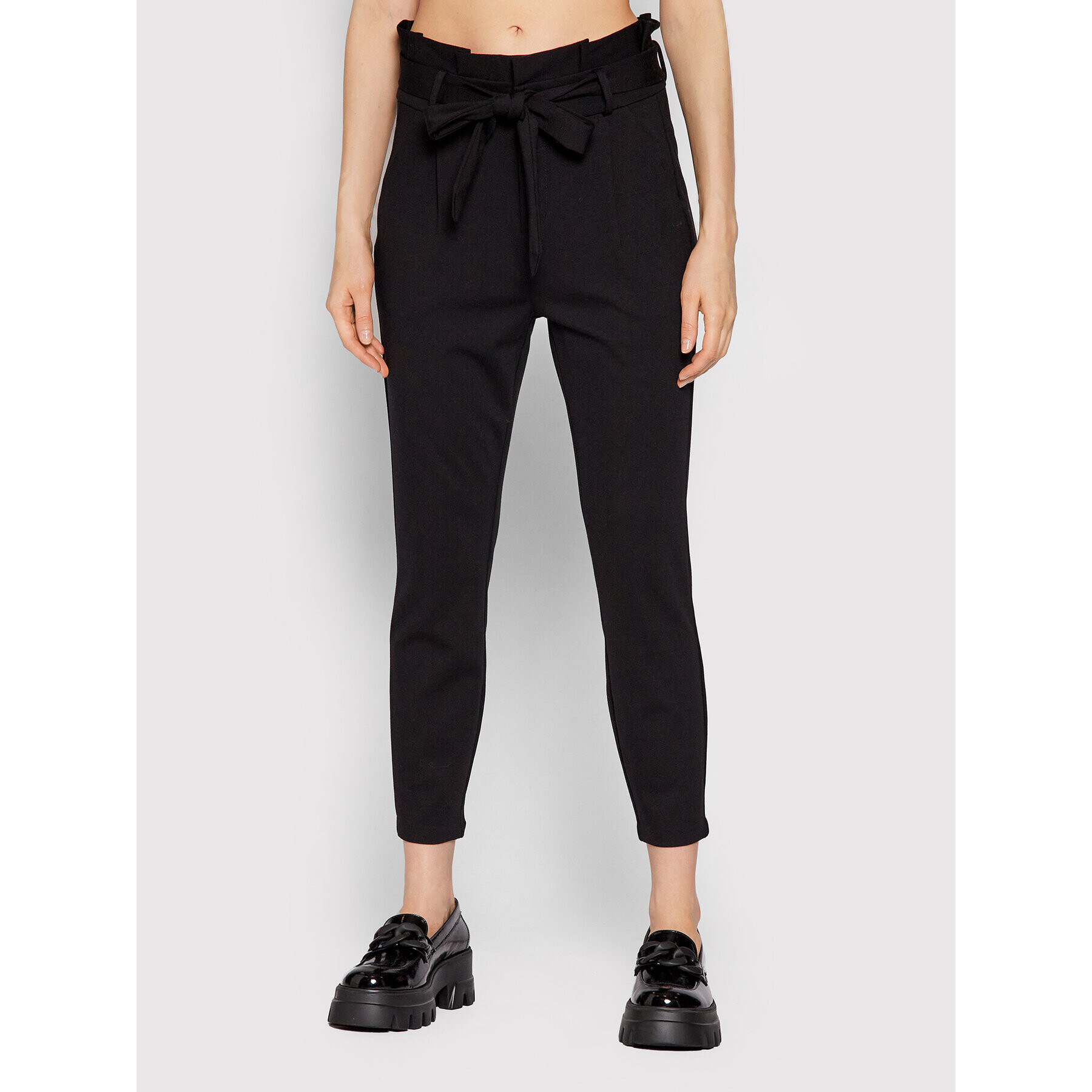 Vero Moda Szövet nadrág Eva 10205932 Fekete Relaxed Fit - Pepit.hu