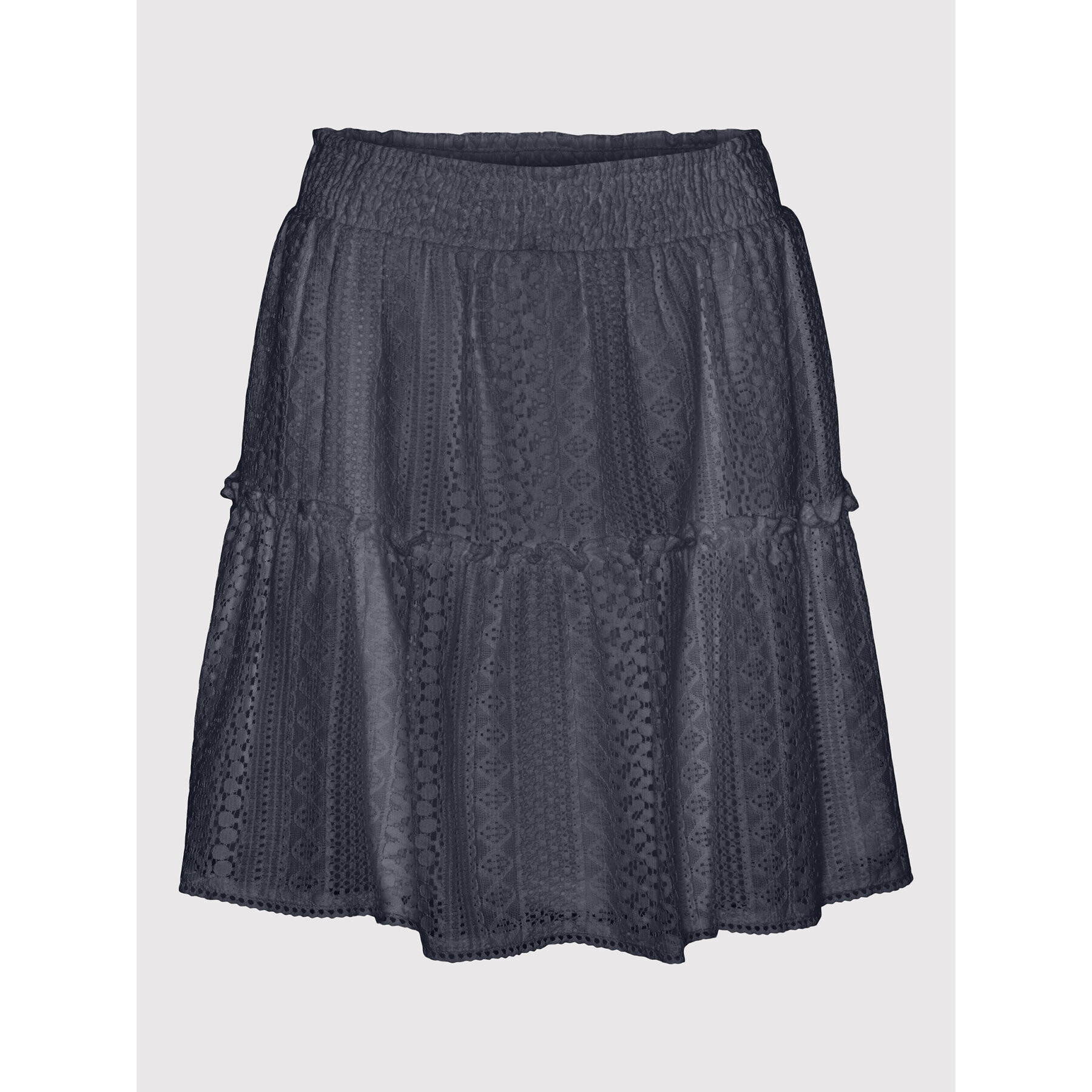 Vero Moda Trapéz szoknya Honey 10272488 Sötétkék Regular Fit - Pepit.hu