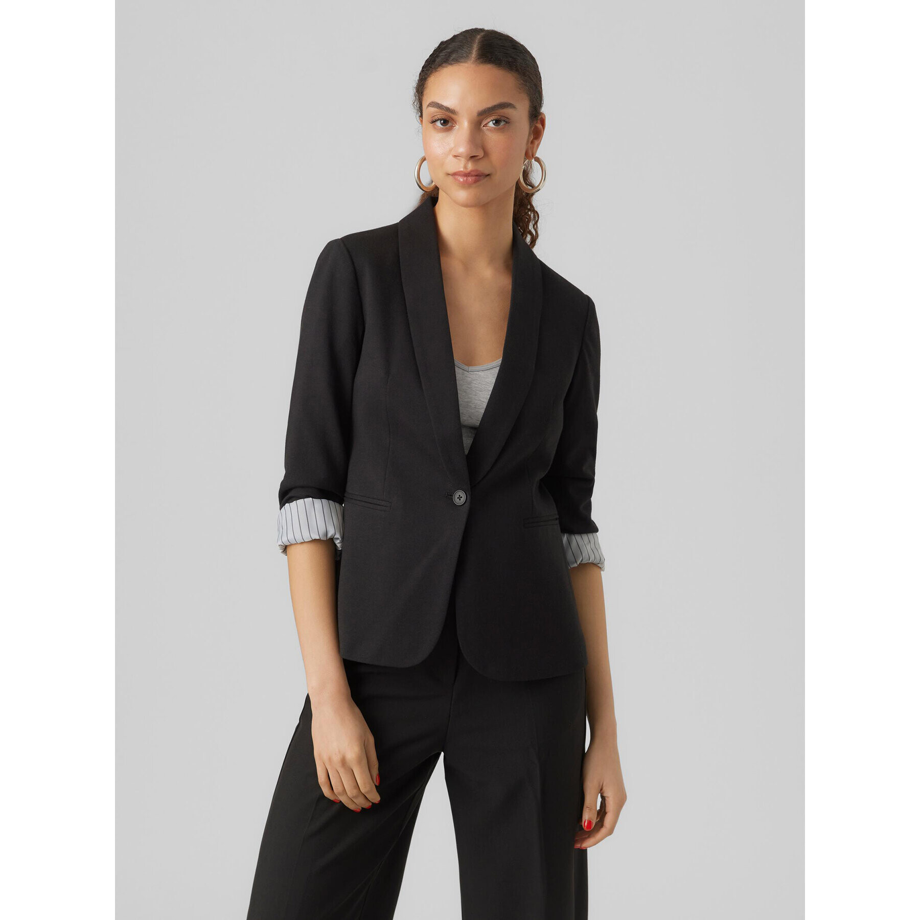 Vero Moda Zakó Harukimo 10291043 Fekete Regular Fit - Pepit.hu