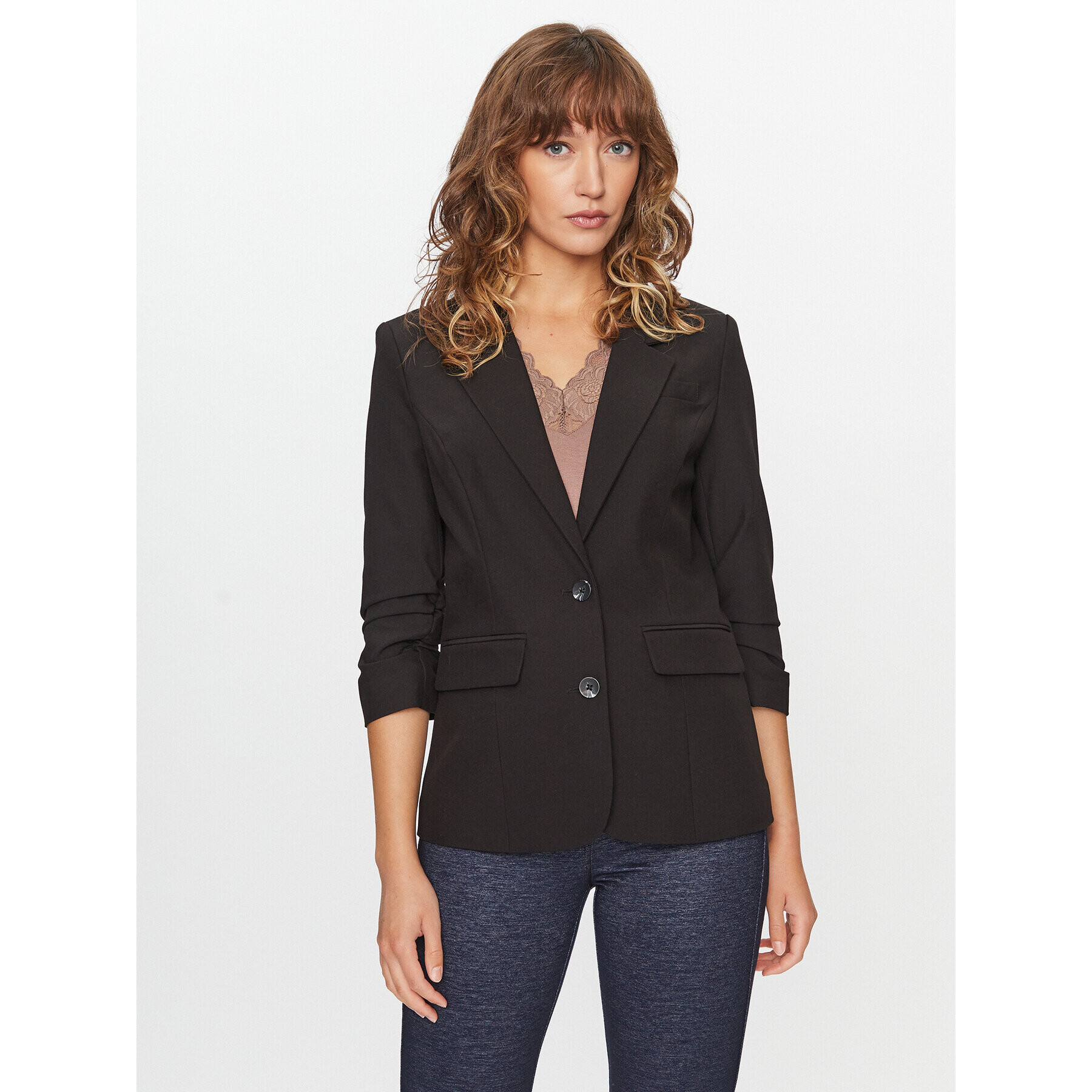 Vero Moda Zakó 10291159 Fekete Regular Fit - Pepit.hu