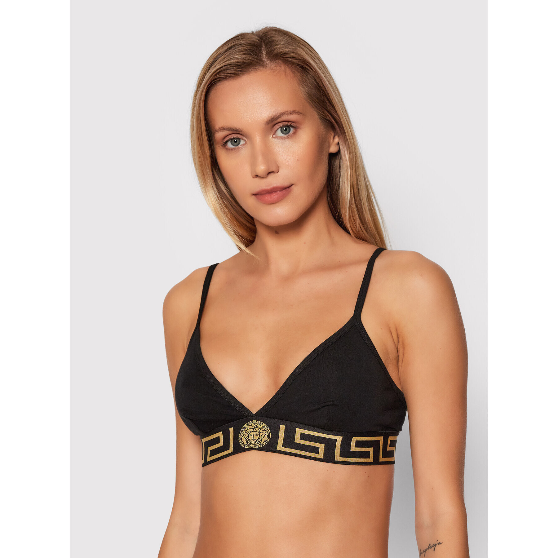 Versace Bralette melltartó Greca 1000656 Fekete - Pepit.hu