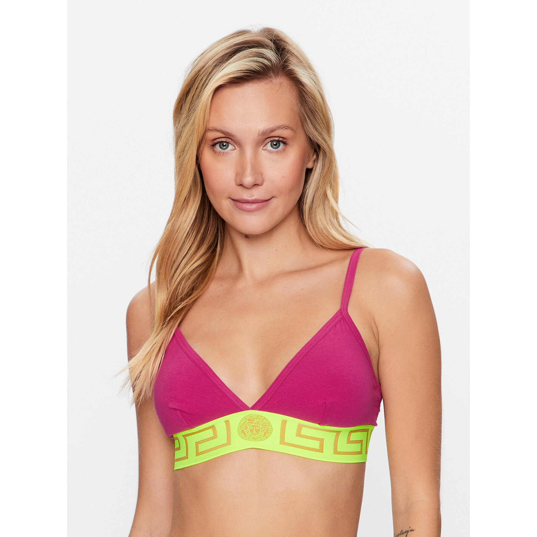 Versace Bralette melltartó Greca 1000656 Rózsaszín - Pepit.hu