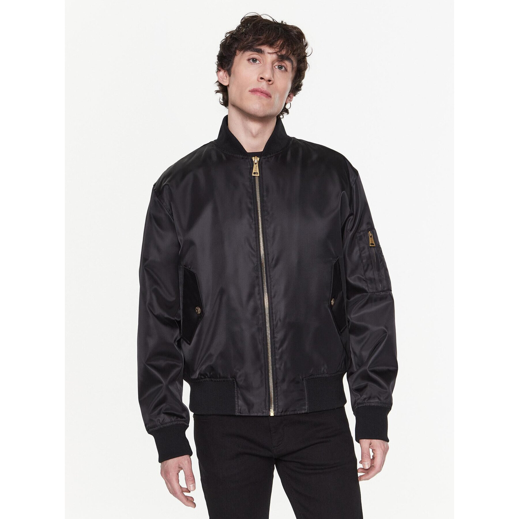 Versace Jeans Couture Bomber dzseki 74GASD07 Fekete Regular Fit - Pepit.hu