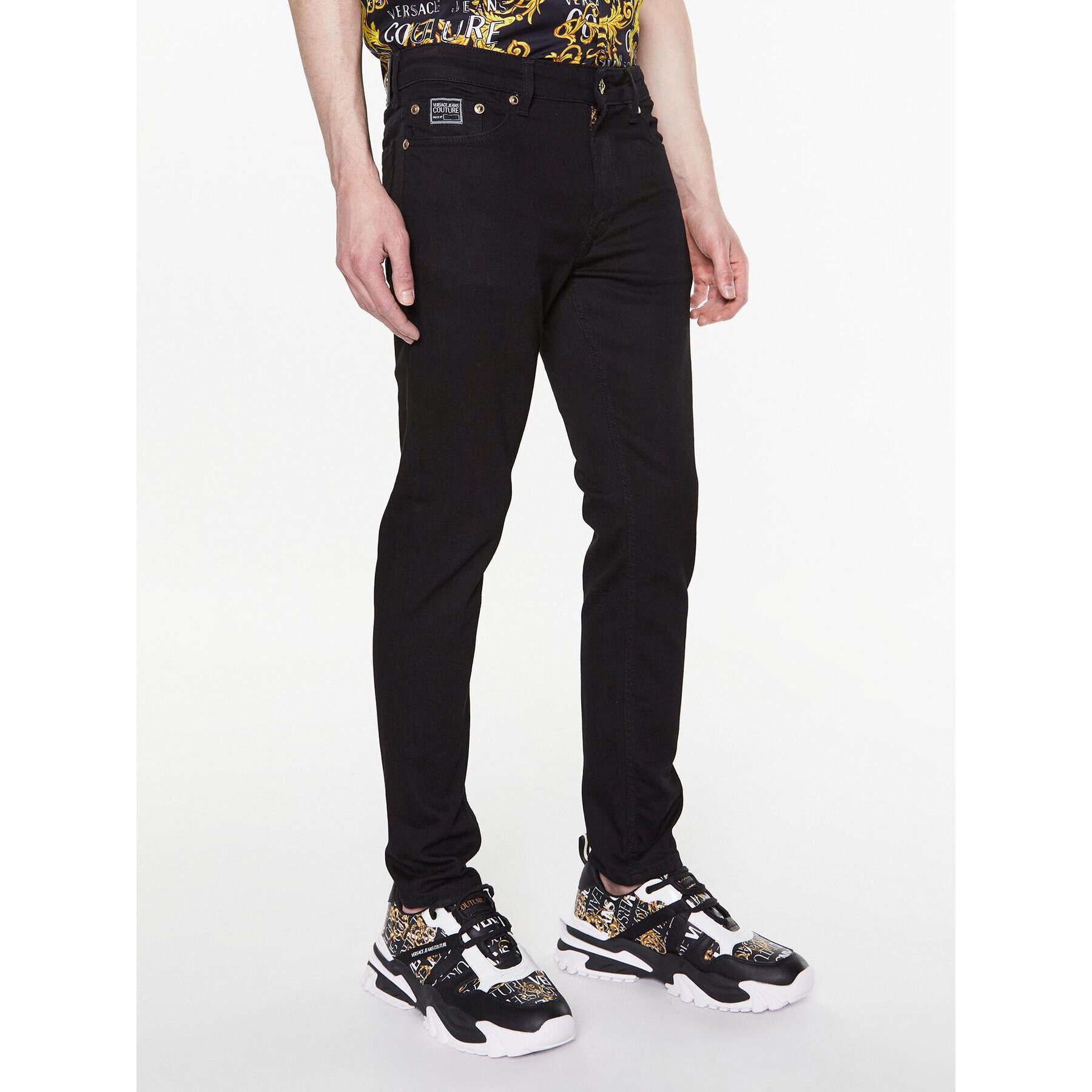 Versace Jeans Couture Farmer 74GAB540 Fekete Skinny Fit - Pepit.hu