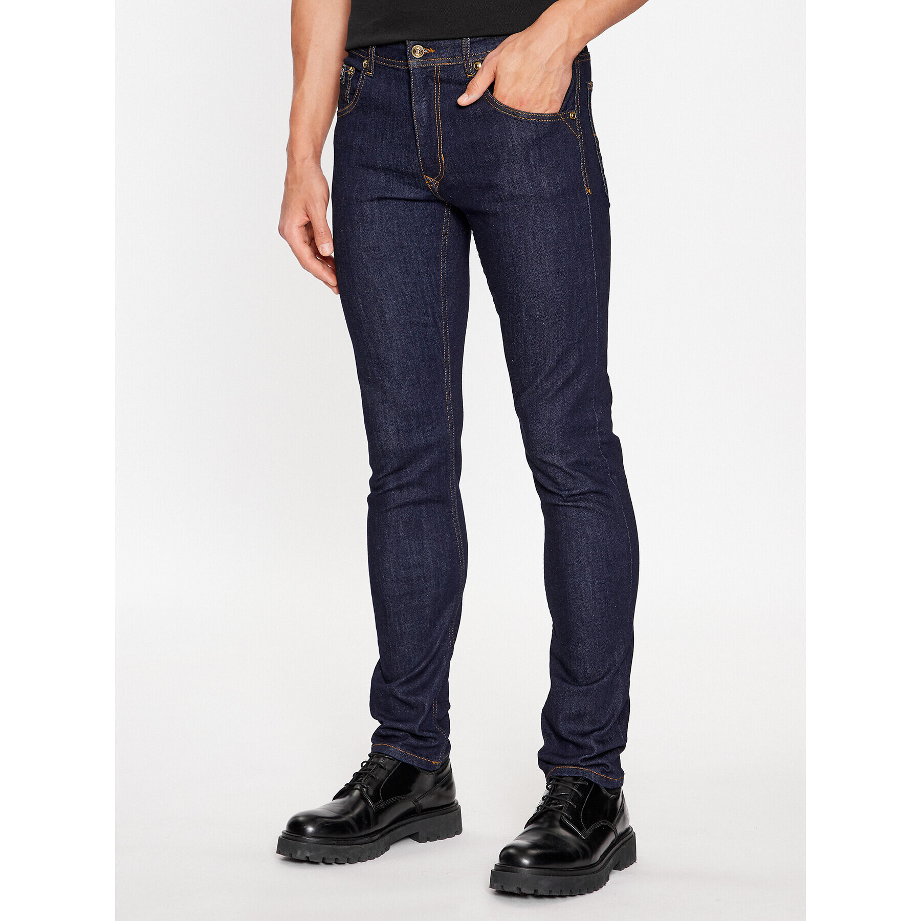 Versace Jeans Couture Farmer 75GAB5R0 Sötétkék Straight Fit - Pepit.hu