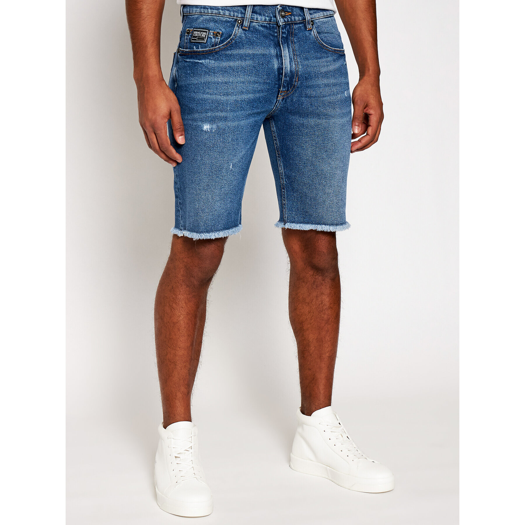 Versace Jeans Couture Farmer rövidnadrág A4GWA177 Kék Regular Fit - Pepit.hu