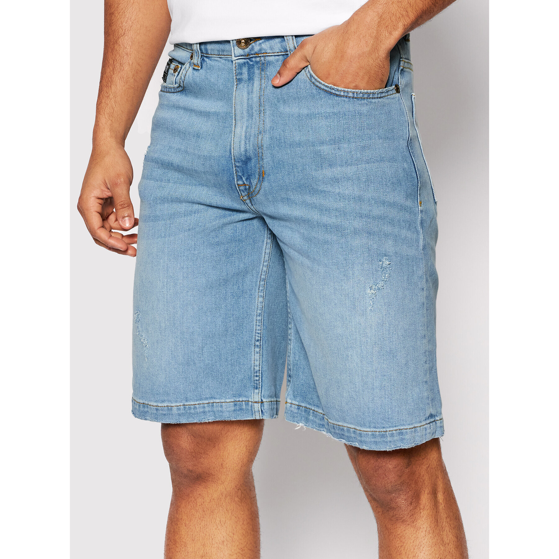 Versace Jeans Couture Farmer rövidnadrág Havana Ric Sun 72GAB582 Kék Regular Fit - Pepit.hu