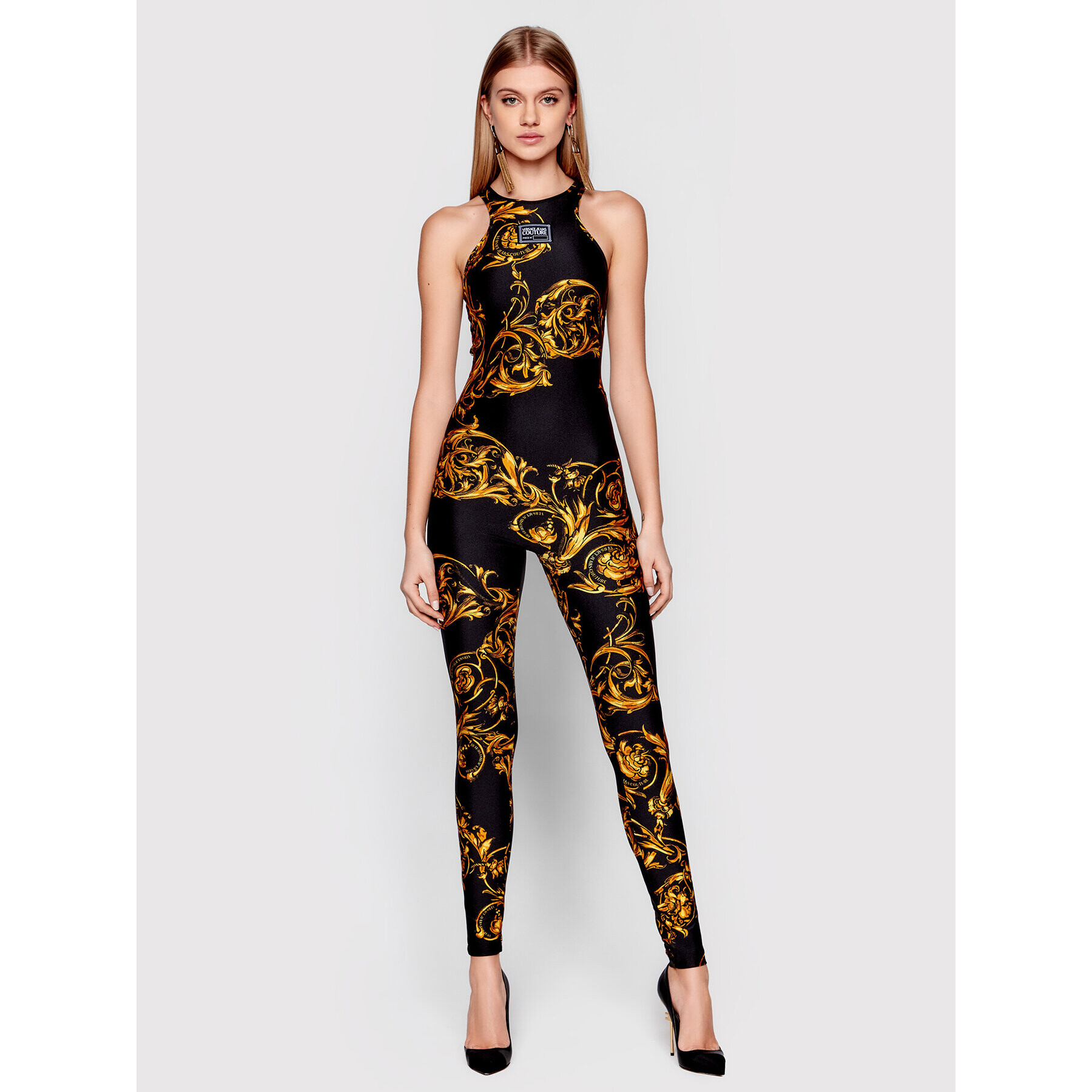 Versace Jeans Couture Kezeslábas Regalia 72HAN001 Fekete Slim Fit - Pepit.hu