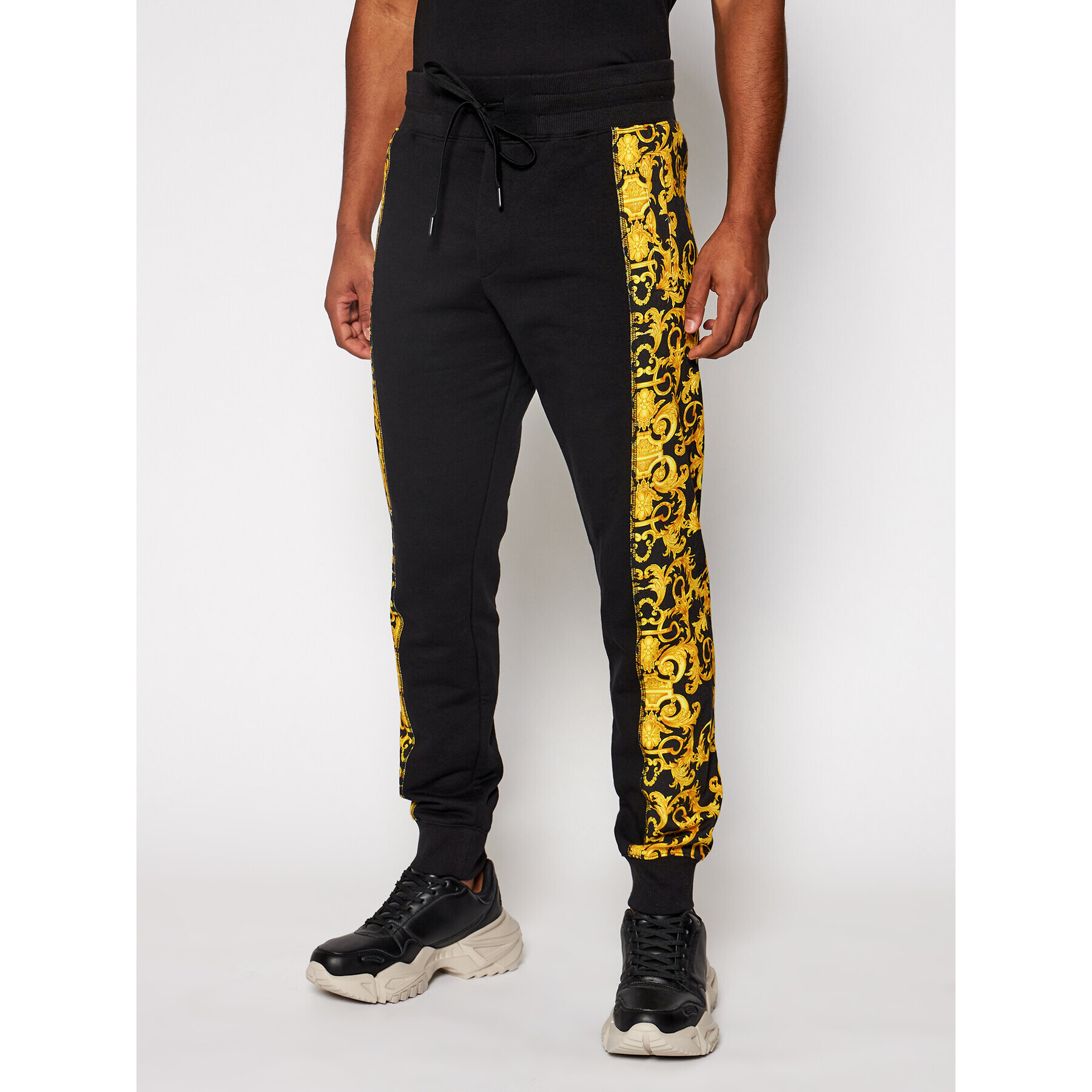 Versace Jeans Couture Melegítő alsó A2GWA1F9 Fekete Regular Fit - Pepit.hu