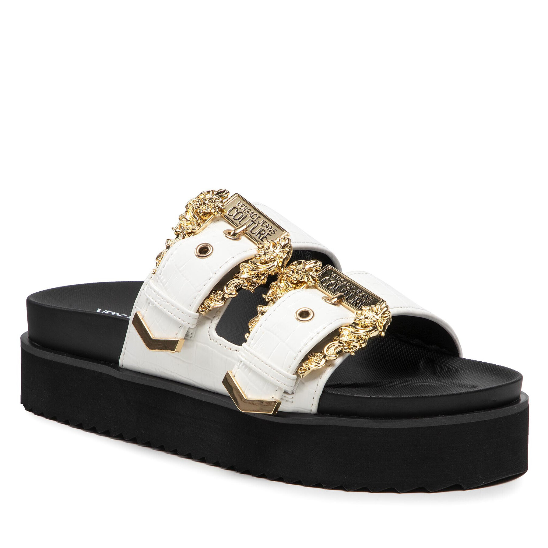 Versace Jeans Couture Papucs 72VA3SM1 Fehér - Pepit.hu