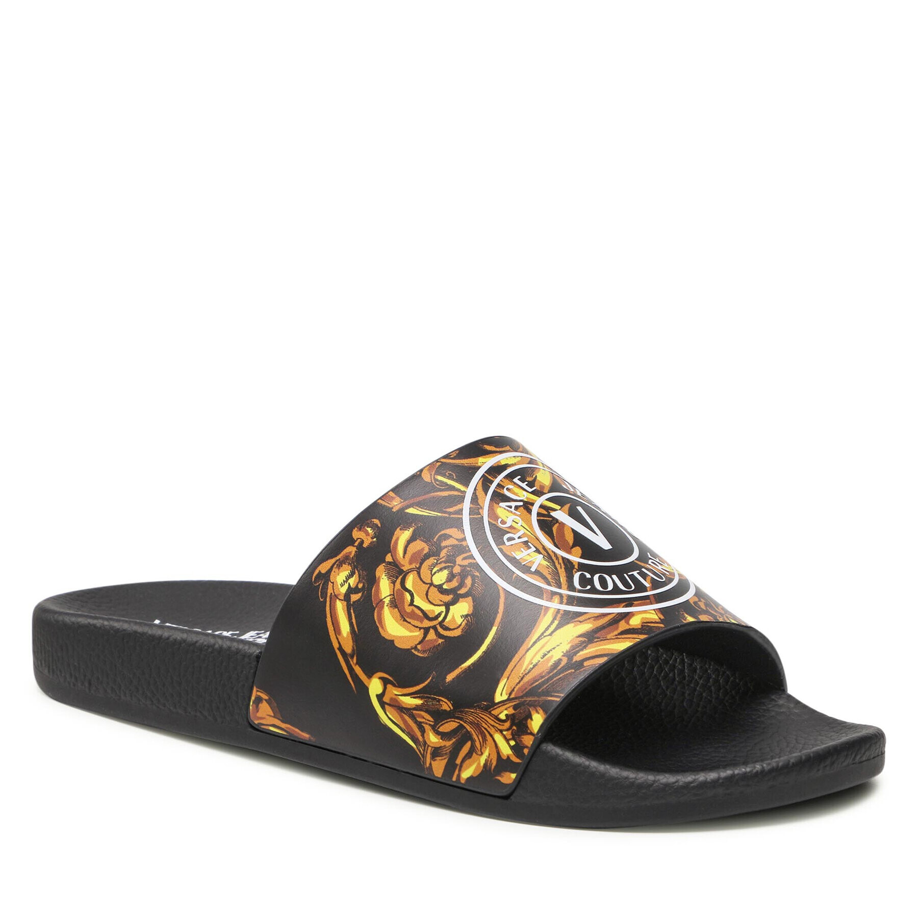 Versace Jeans Couture Papucs 72VA3SQ5 Fekete - Pepit.hu