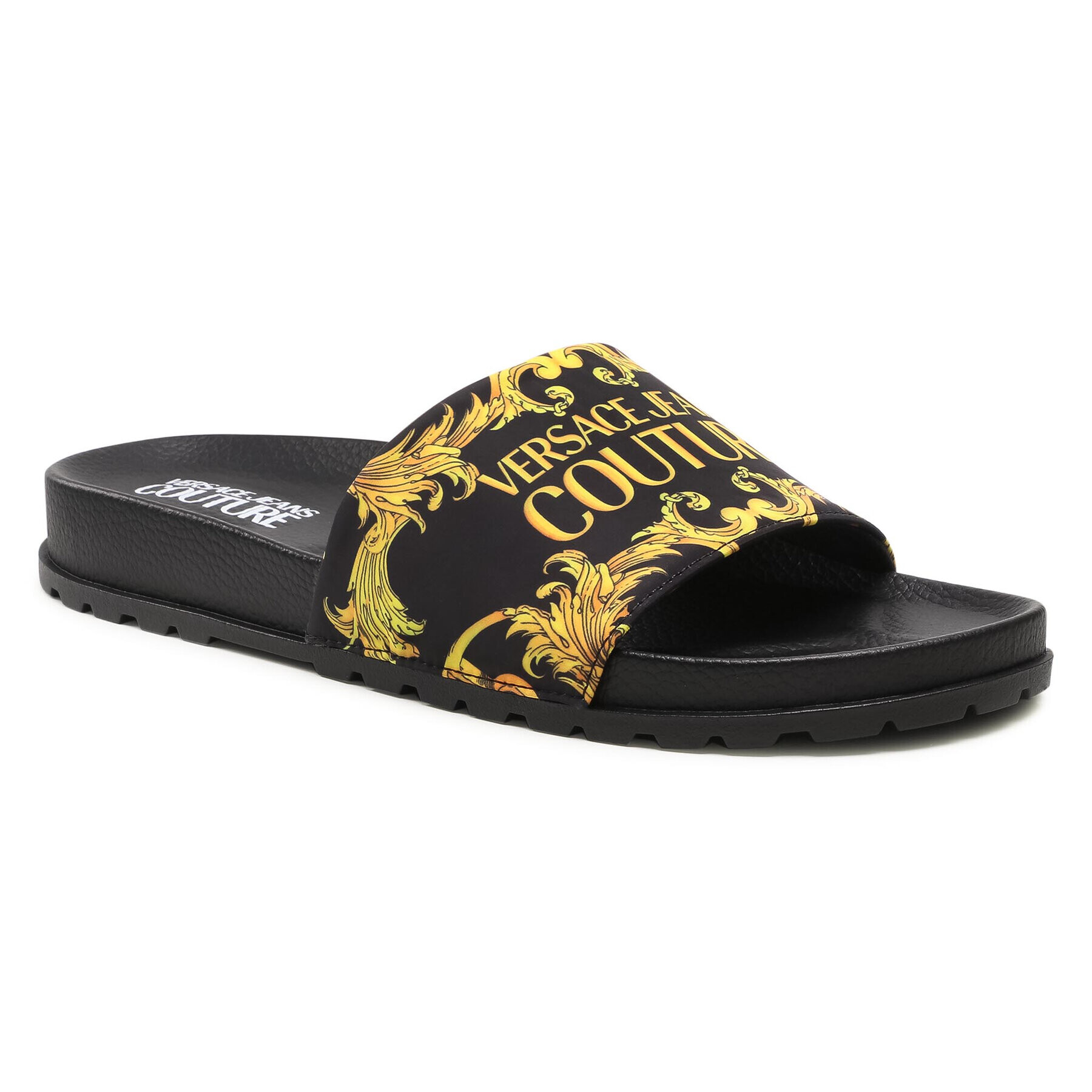 Versace Jeans Couture Papucs E0YWASQ4 Fekete - Pepit.hu