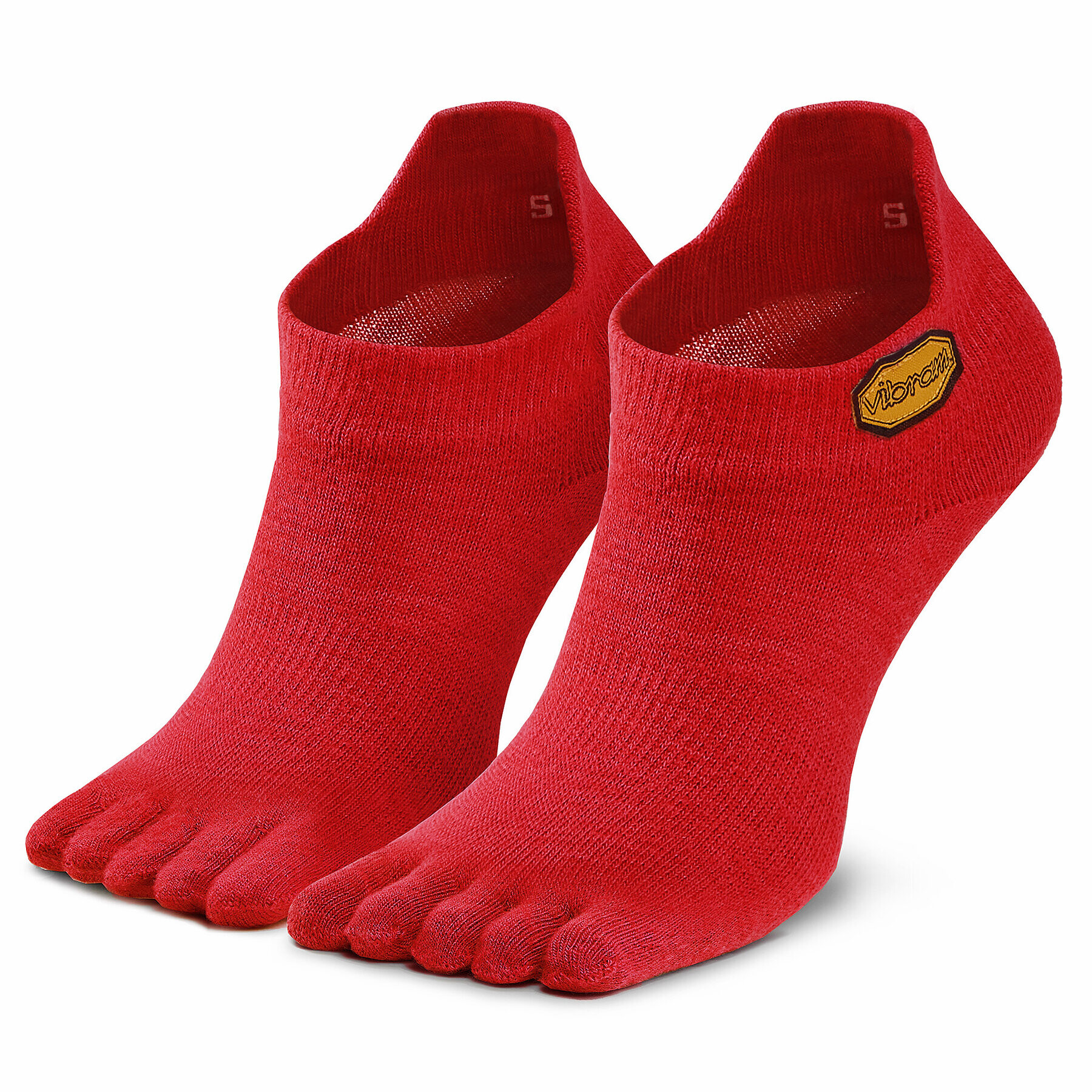 Vibram Fivefingers Rövid unisex zoknik Athletic No Show S18N04 Piros - Pepit.hu