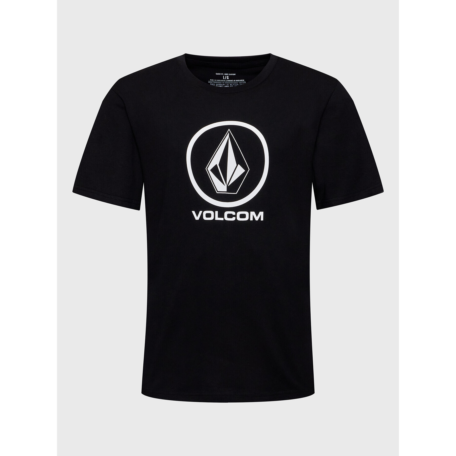 Volcom Póló Crips Stone A3512352 Fekete Regular Fit - Pepit.hu