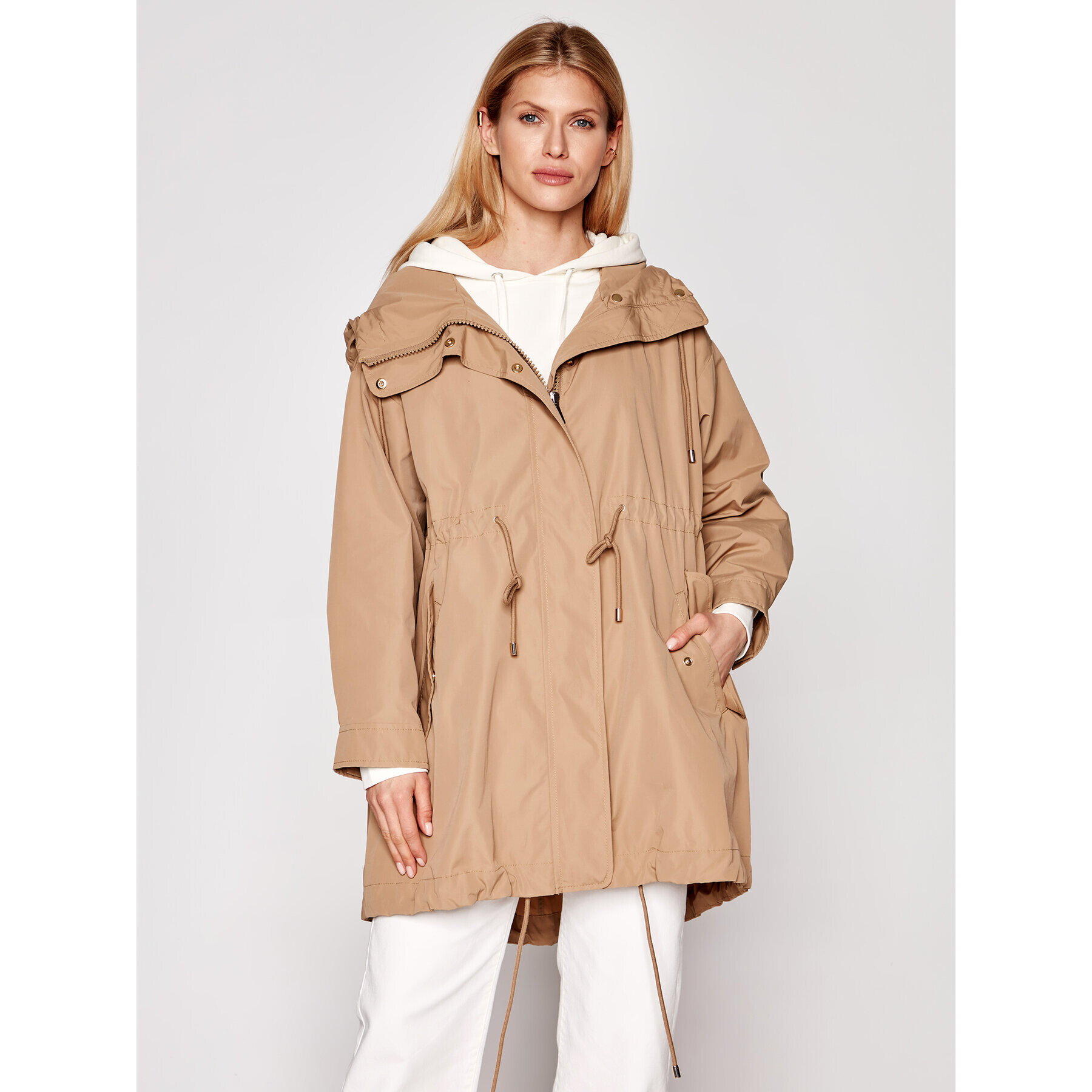 Weekend Max Mara Parka Coccole 50210317 Barna Regular Fit - Pepit.hu