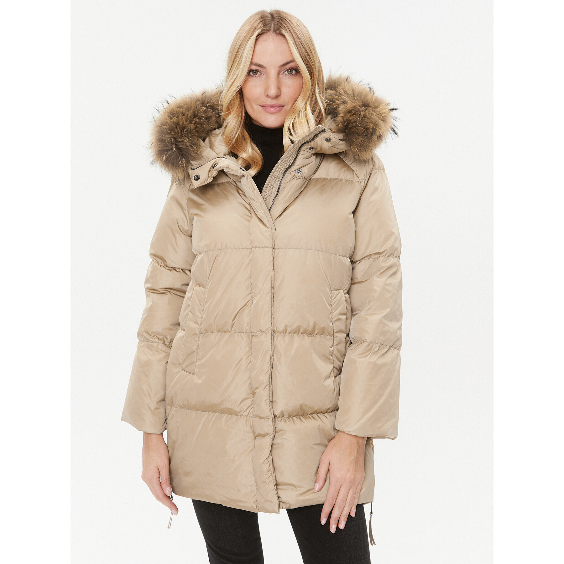 Weekend Max Mara Pehelykabát Bembo 2354960633 Bézs Regular Fit - Pepit.hu