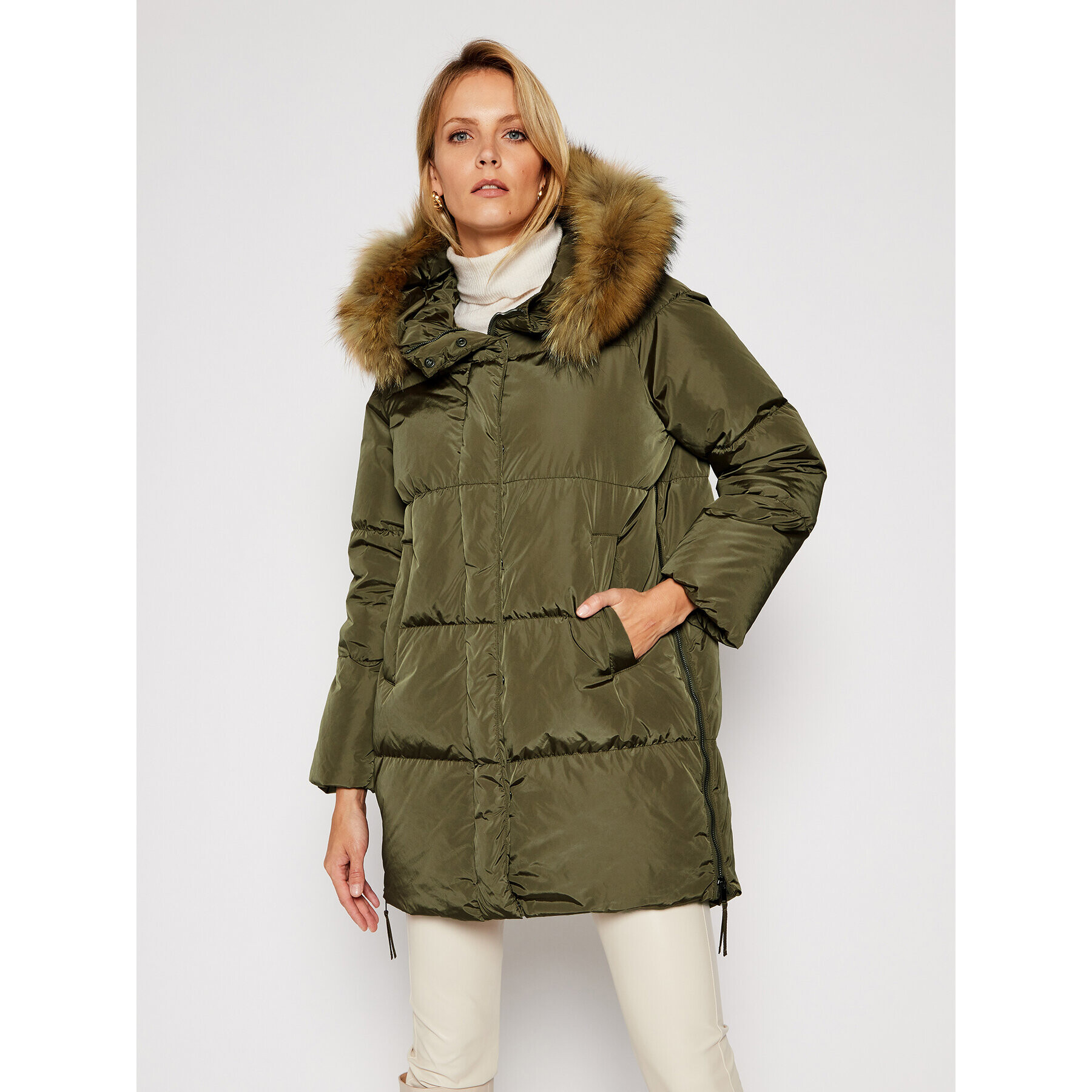 Weekend Max Mara Pehelykabát Bembo 54961003 Zöld Regular Fit - Pepit.hu