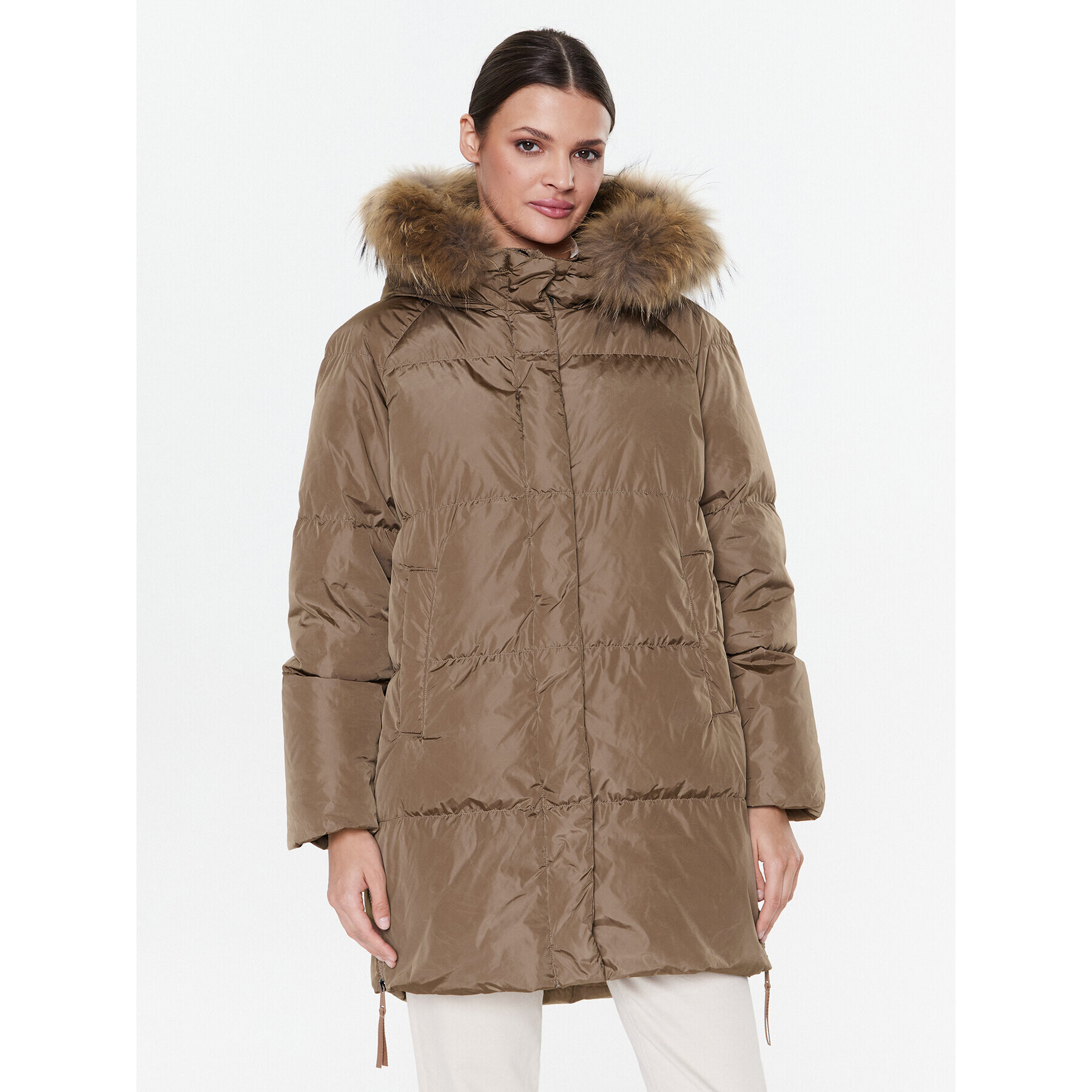 Weekend Max Mara Pehelykabát Bembo 54961123 Barna Regular Fit - Pepit.hu